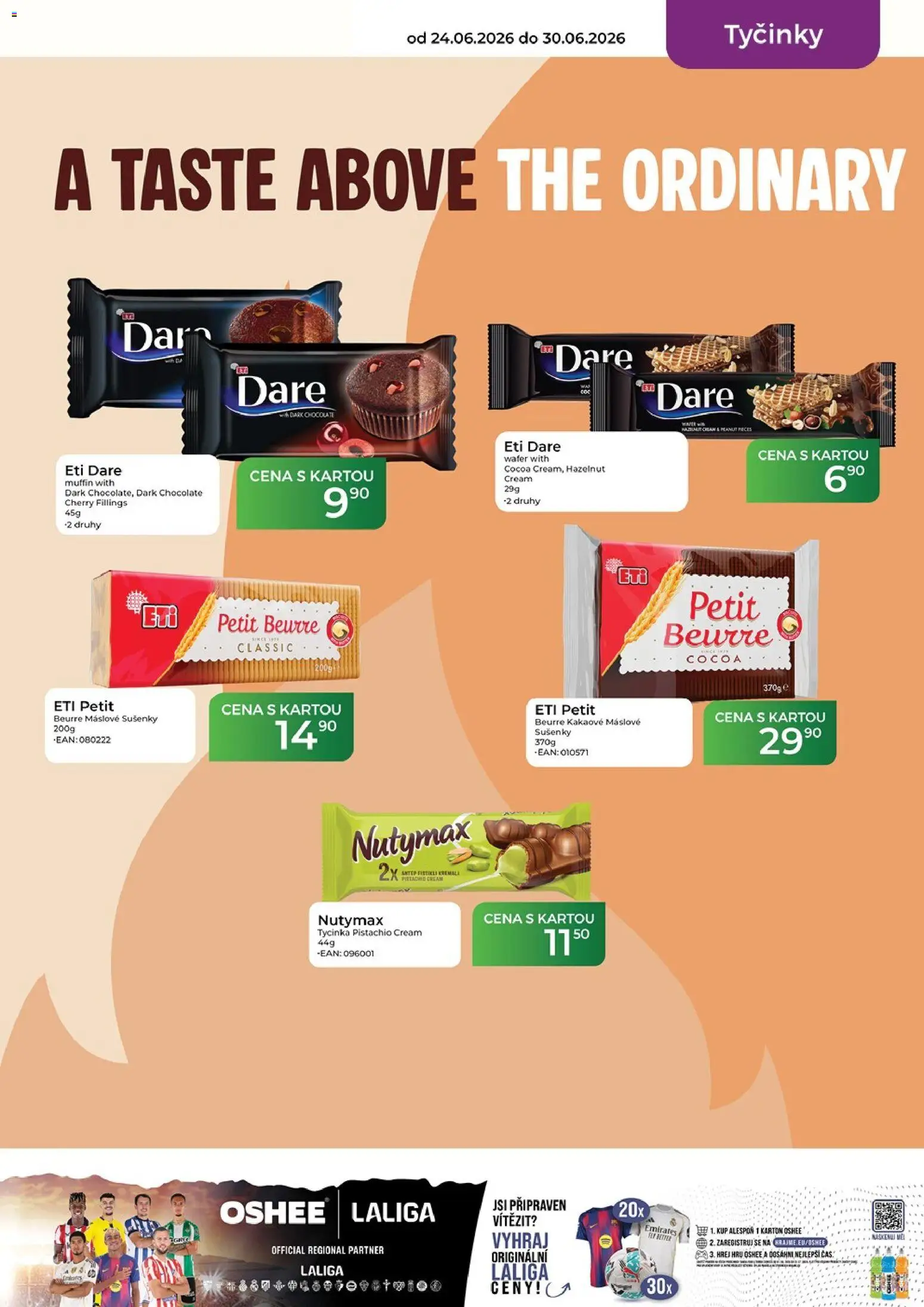 Tamda Foods leták od 24.06.2026 | Strana: 33 | Produkty: Máslové sušenky, Tyčinky, Sušenky