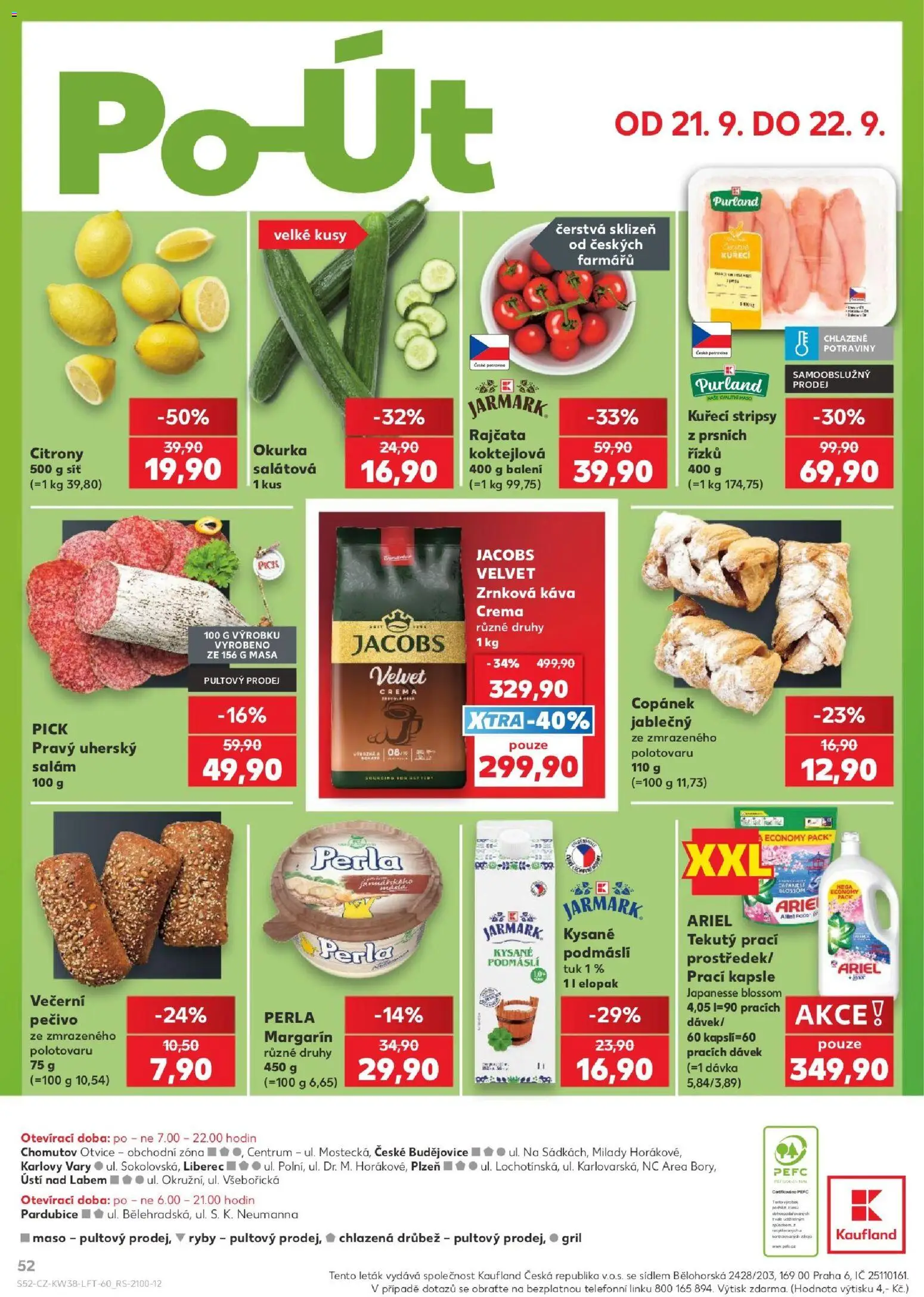 Kaufland leták - Chomutov od 16.09.2026 | Strana: 52