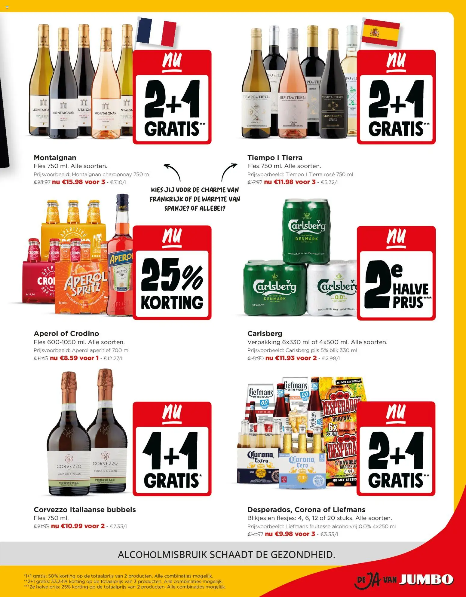 {H1} | Pagina: 11 | Producten: Fles, Corona Extra, Prosecco, Aperol