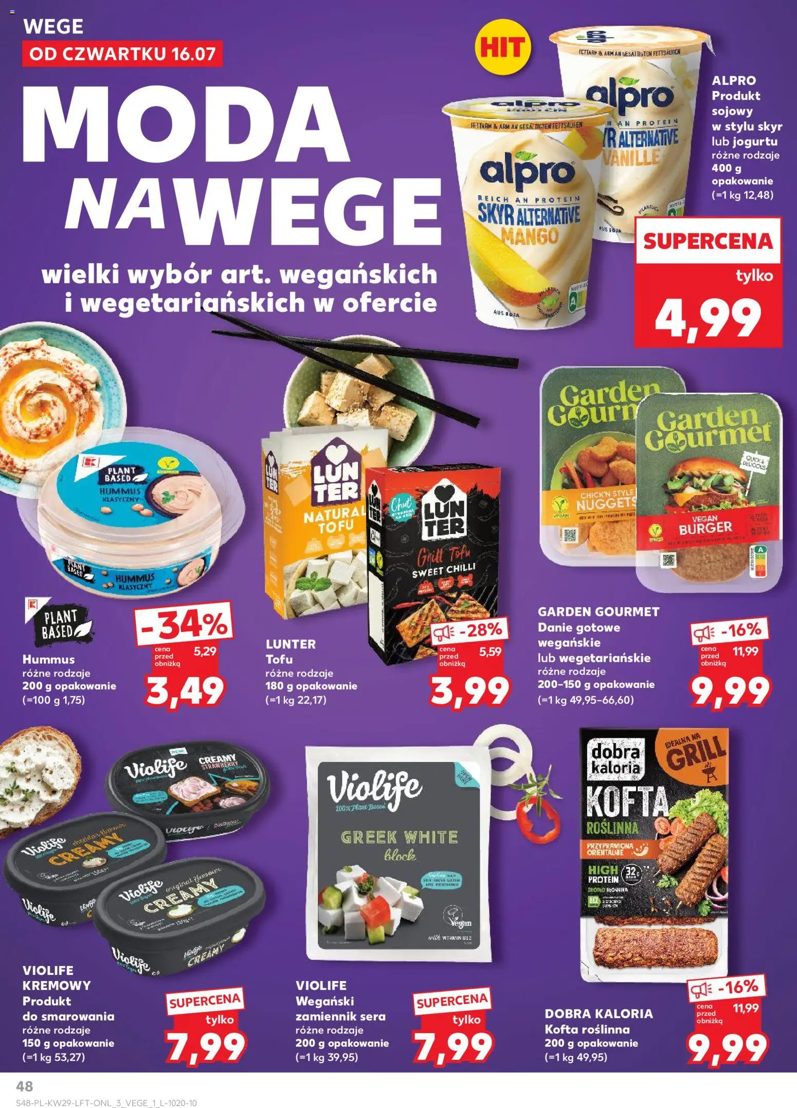 Kaufland Polsko leták od 16.07.2026 | Strana: 48 | Produkty: Mango, Skyr, Chilli, Protein