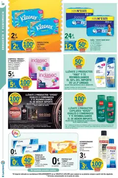 Vista previa E.Leclerc Megames 2 válido desde el 07/10/2026 | Página: 30 | Productos: Pañuelo, Champú, Acondicionador, Té