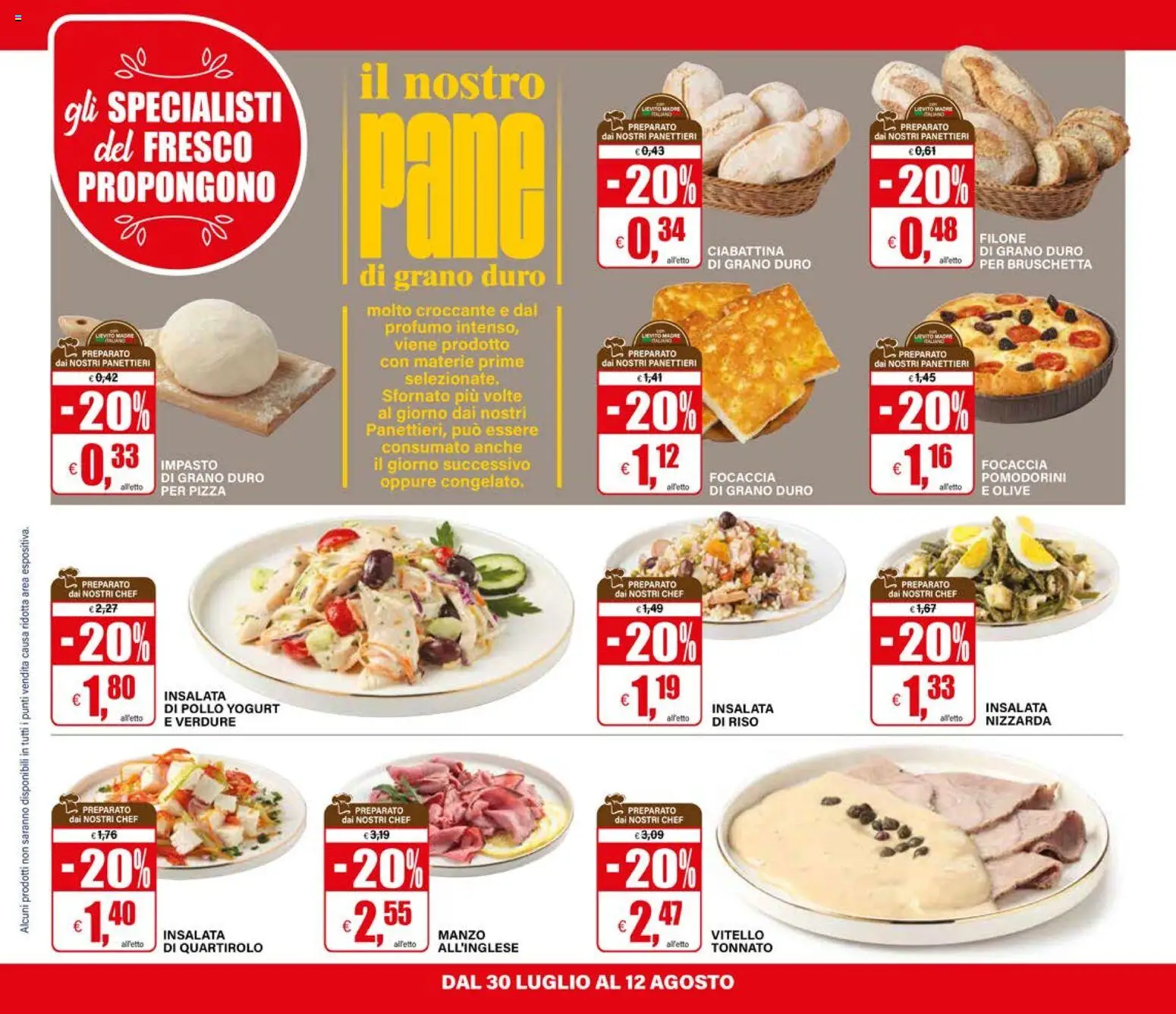 Volantino Il Gigante del 30/07/2026 | Pagina: 16 | Prodotti: Yogurt, Focaccia, Olive, Profumo