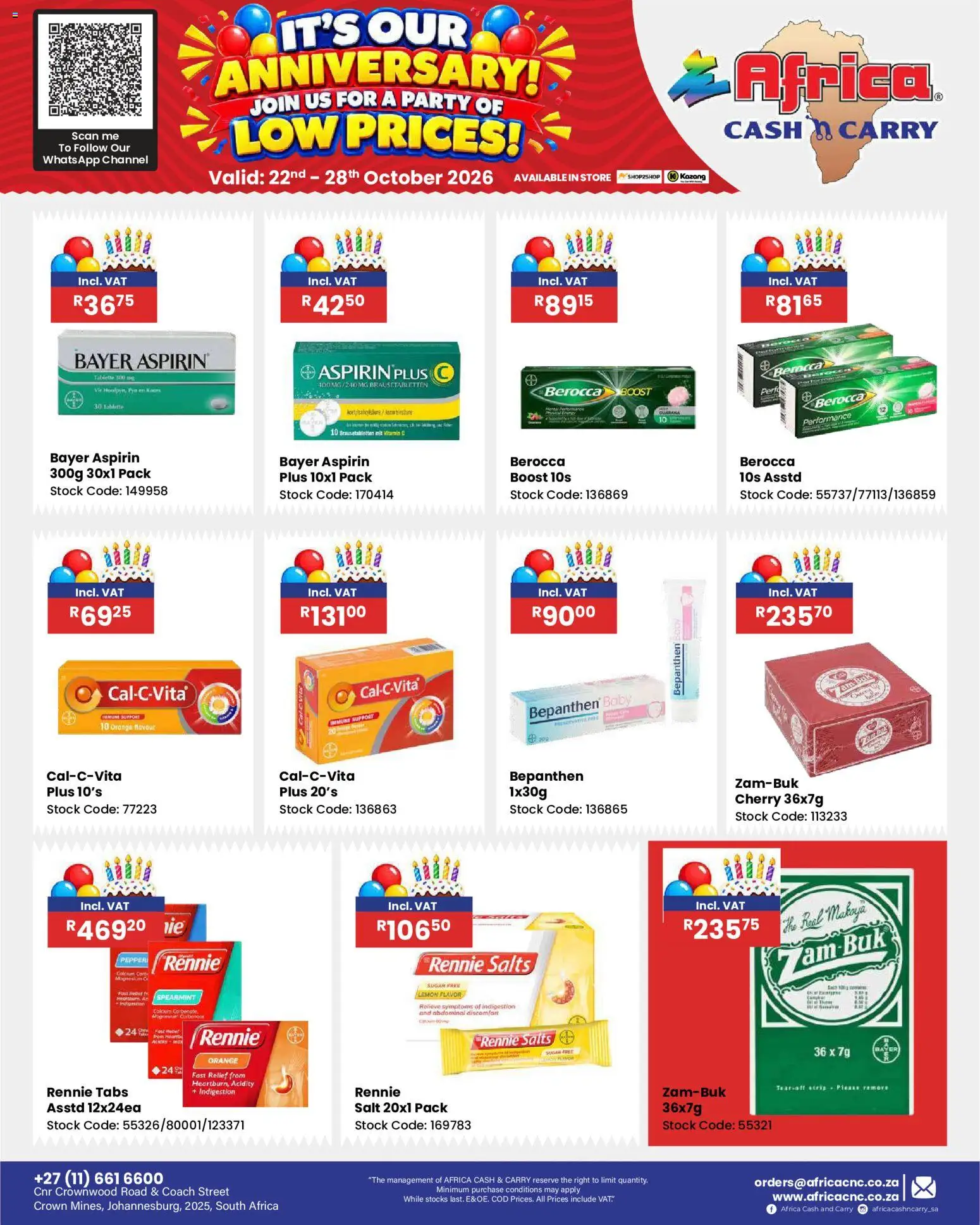 New Africa Cash & Carry catalogue – valid from 22/10/2026 | Page: 115