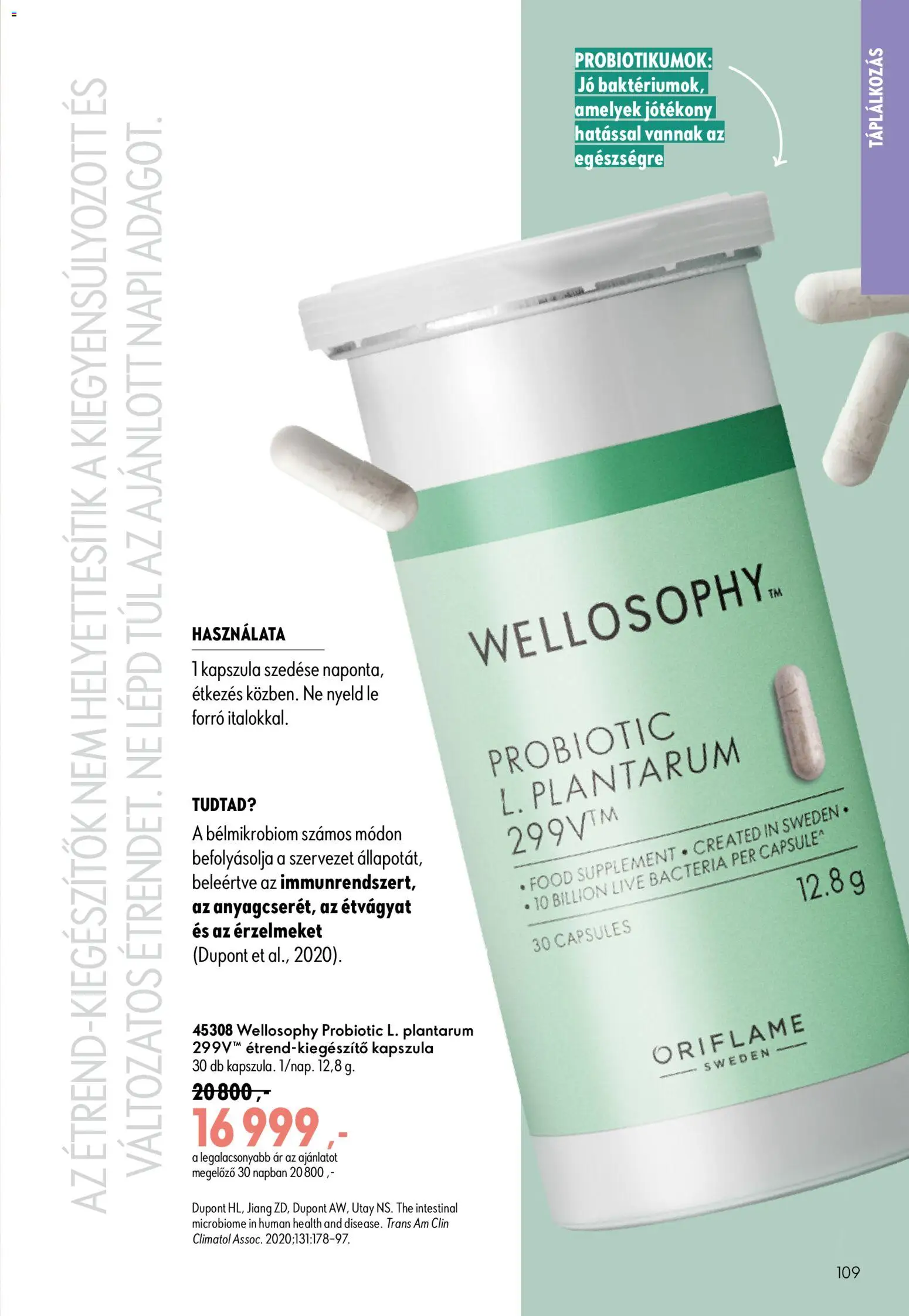 Oriflame akciós ujság - amely érvényes a következő dátumtól: 2026.07.29. | Oldal: 109