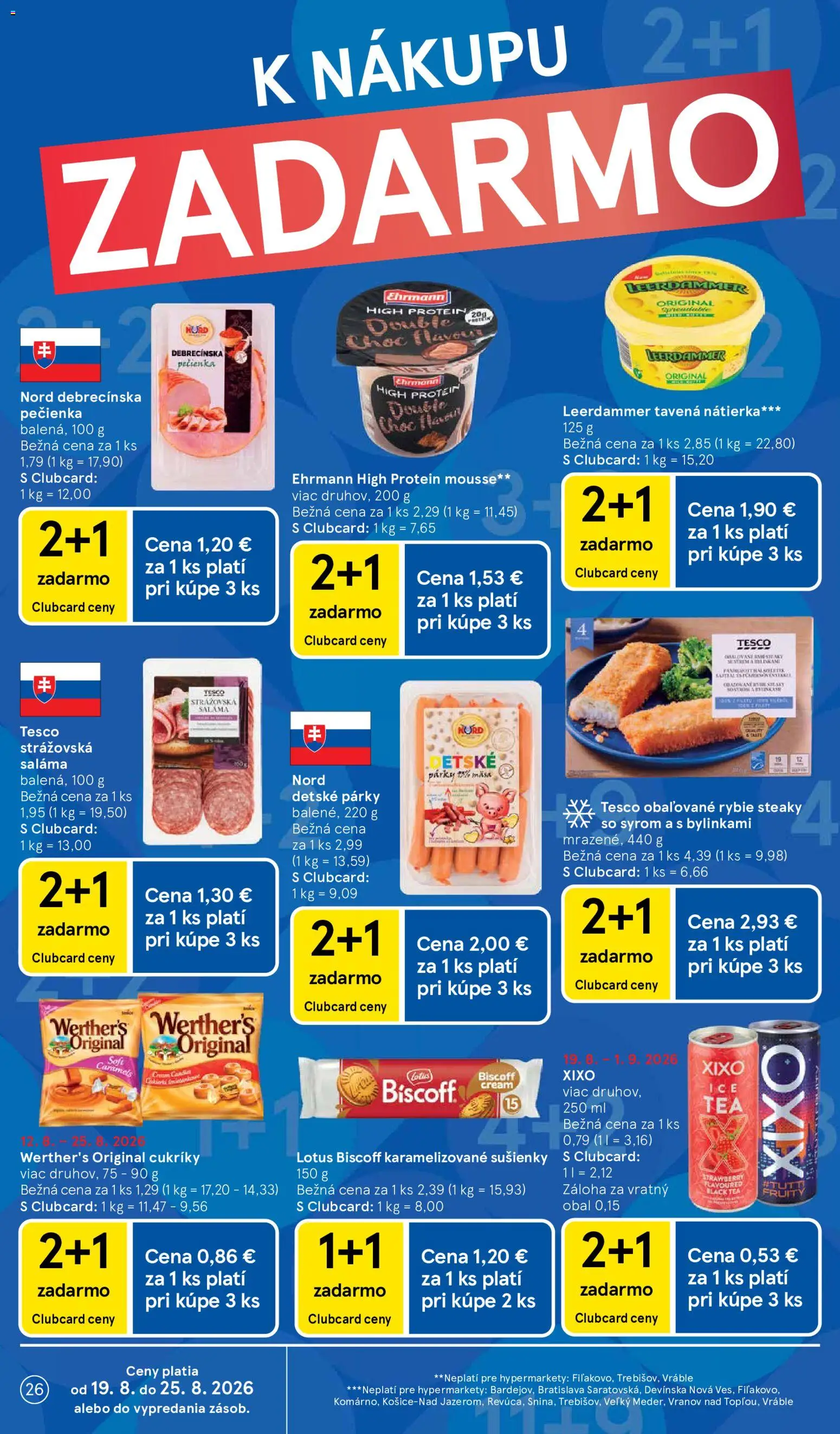 Nové Tesco akcie – leták je platný od 19.08.2026 | Strana: 26