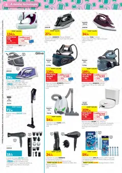 Pré-visualização Auchan - Tecno Escolar válido de 04/09/2026 | Página: 6 | Produtos: Secador, Aspirador, Aspirador vertical, Aparador