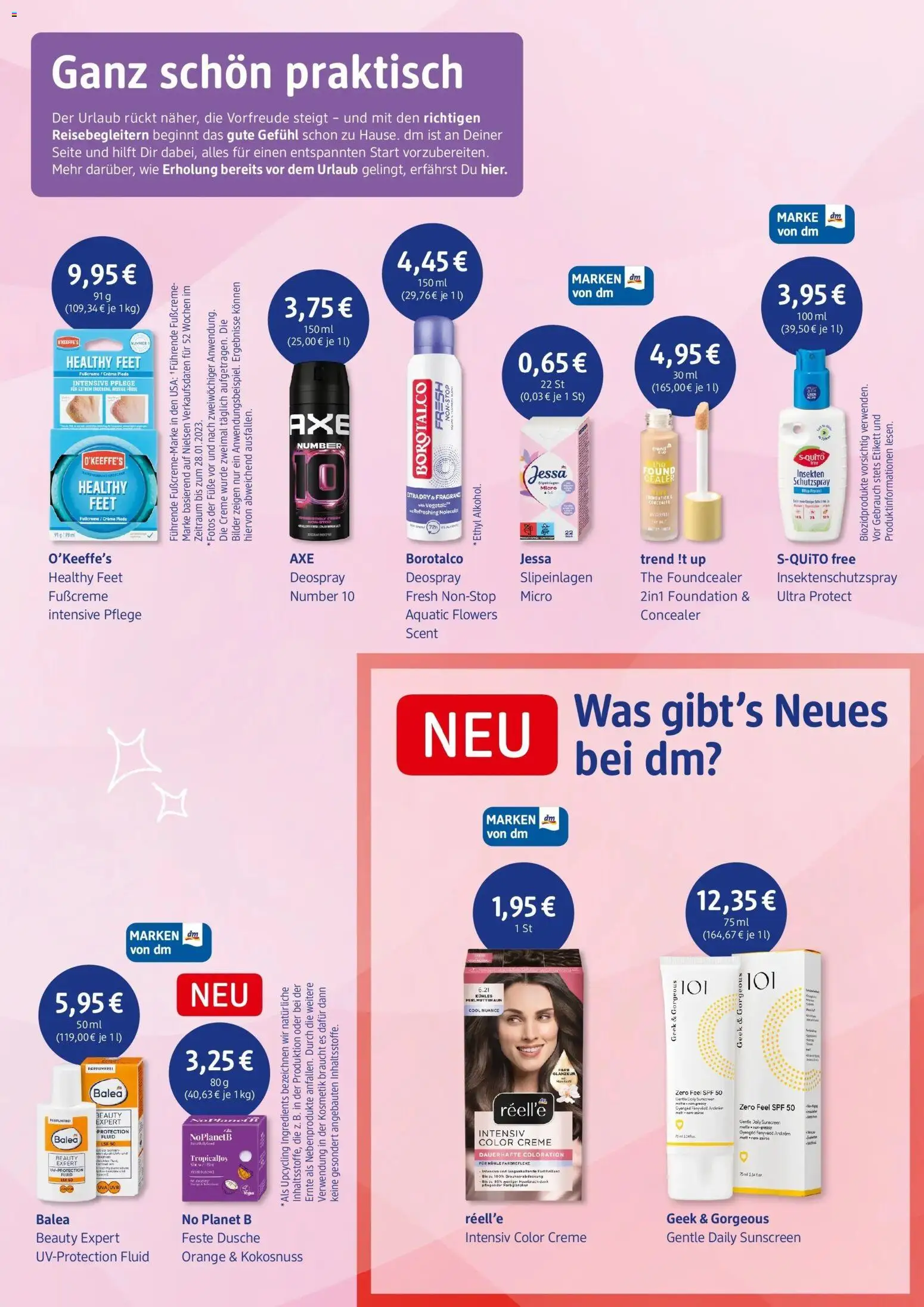 dm drogerie prospekt Nürnberg – gültig ab 02.06.2026 | Seite: 4 | Produkte: Creme, Deospray, Foundation, Fußcreme