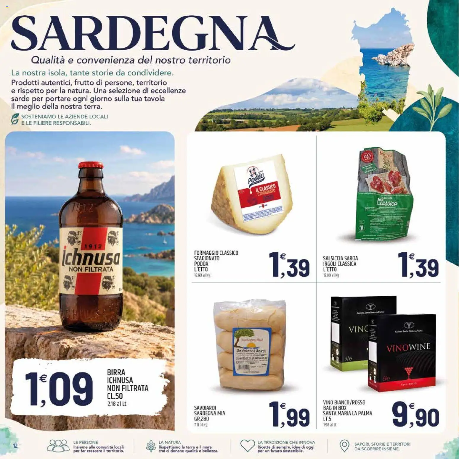 Volantino ARD Discount del 29/10/2026 | Pagina: 20 | Prodotti: Birra, Salsiccia, Vino, Terra