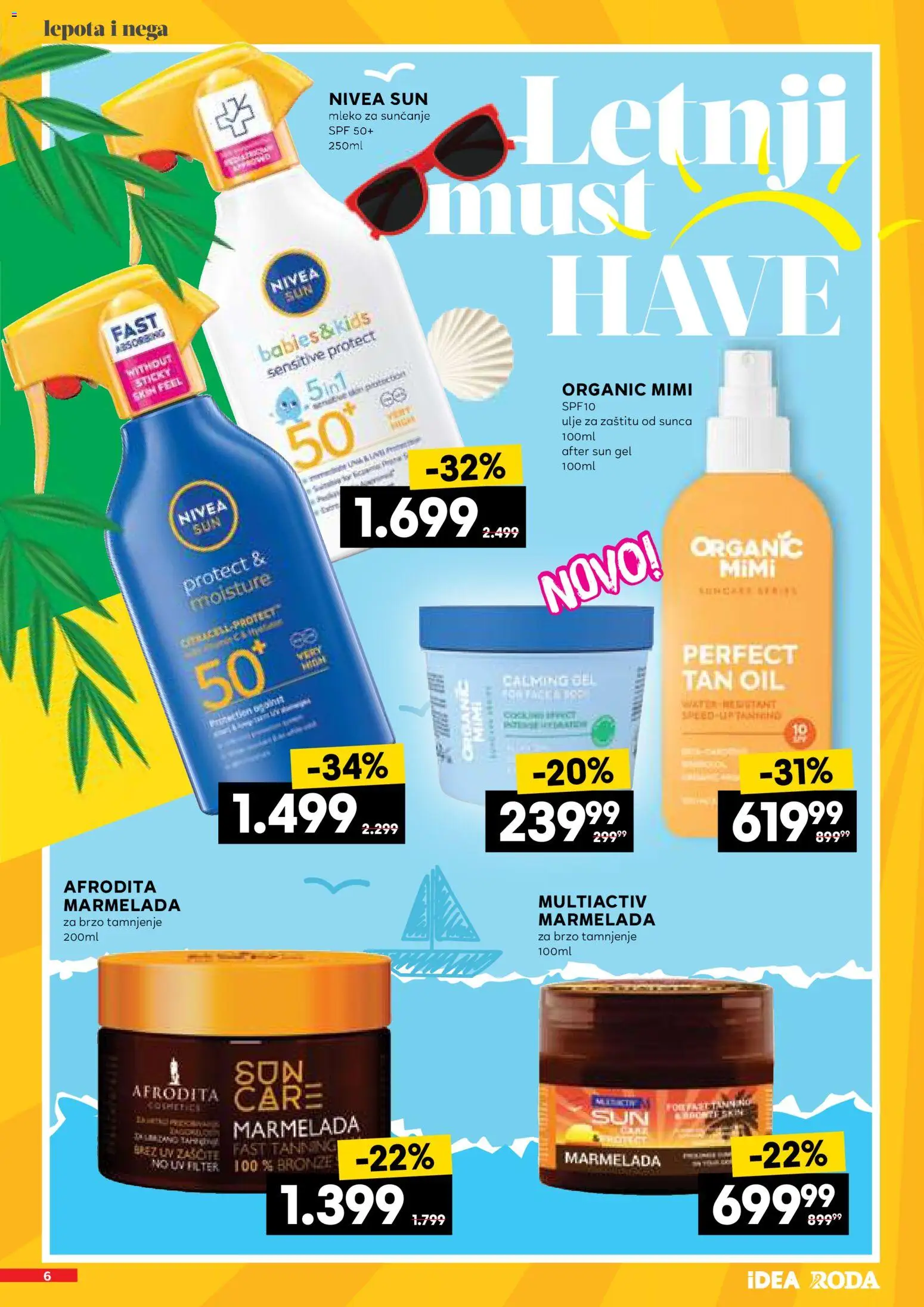 Idea katalog - važi od 14.05.2026 | Strana: 6 | Proizvode: Nivea, Mleko, Ulje