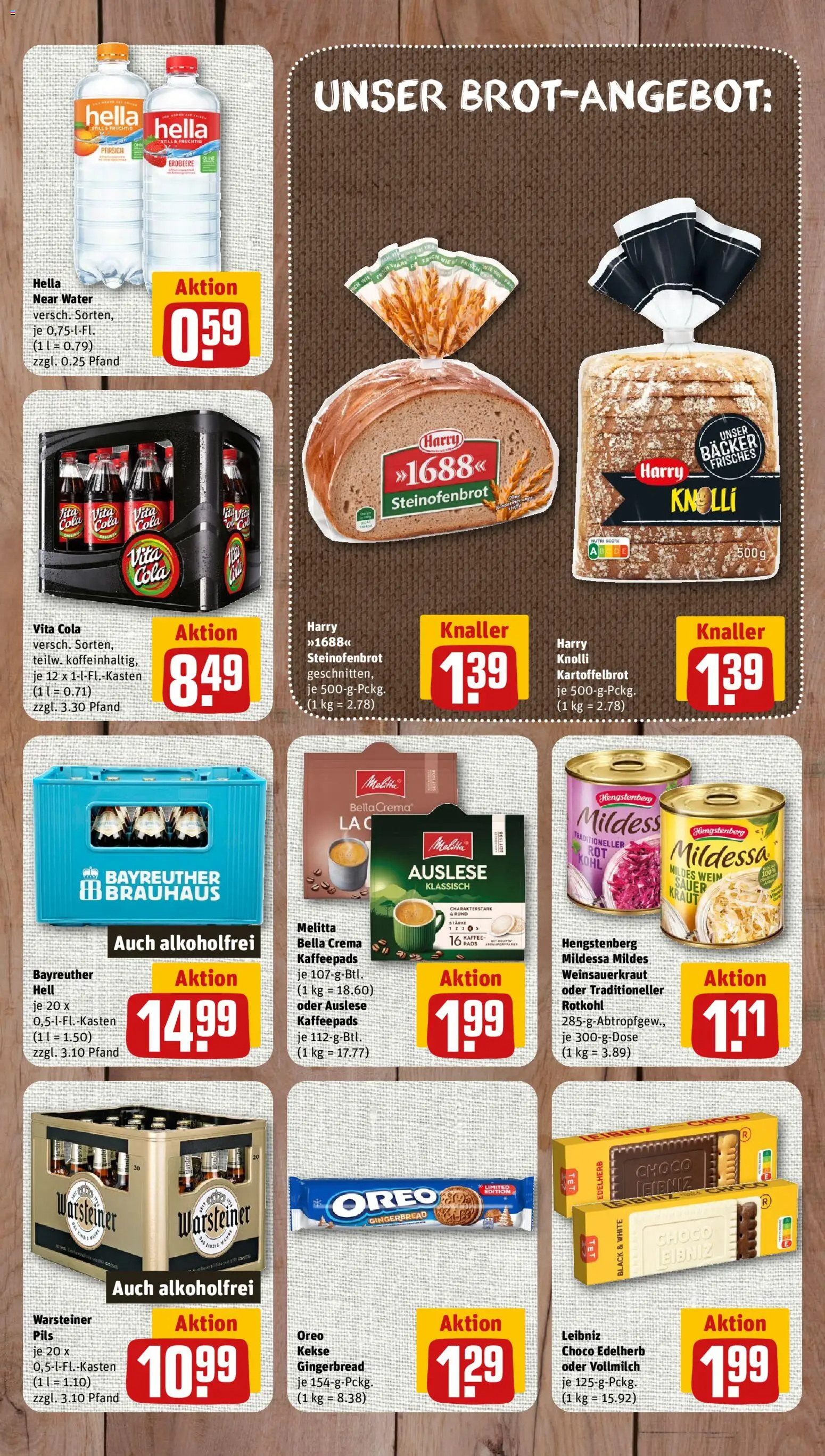 Nahkauf Prospekt – gültig ab 12.10.2026 | Seite: 8 | Produkte: Melitta, Hella, Pfirsich, Wein