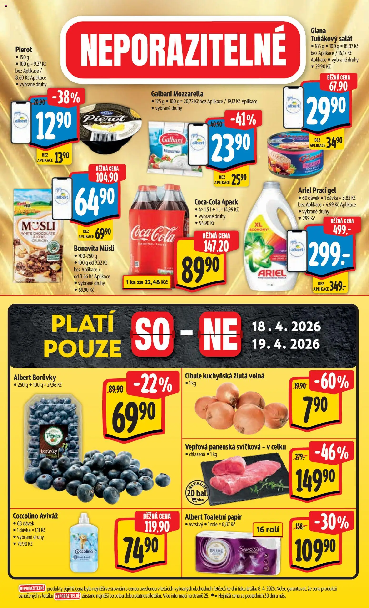Albert leták - Hypermarket od 15.04.2026 | Strana: 47 | Produkty: Aviváž, Prací gel, Coccolino, Ariel
