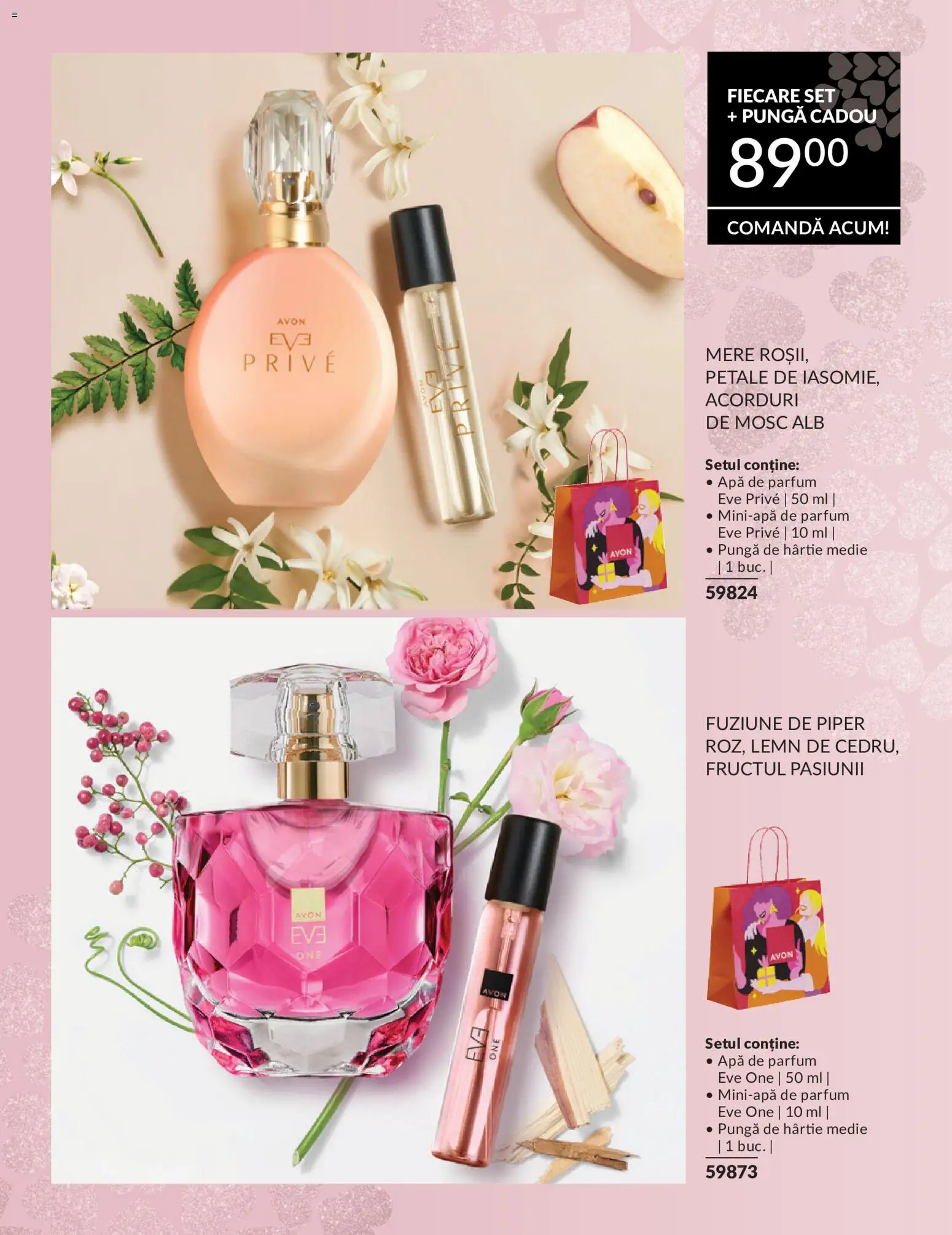 Noul catalog Avon – valabil de la 11.05.2026 | Pagină: 9 | Produse: Apă de parfum, Pungă, Mere, Apă