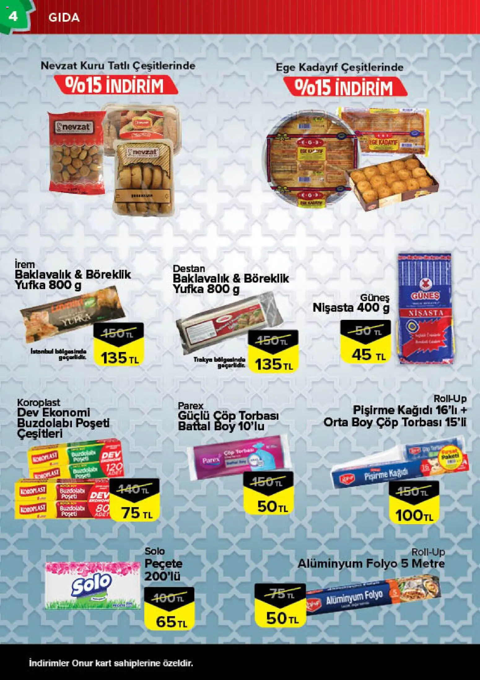 Onur Market Katalog - 12.05.2026 tarihinden itibaren geçerlidir | Sayfa: 4