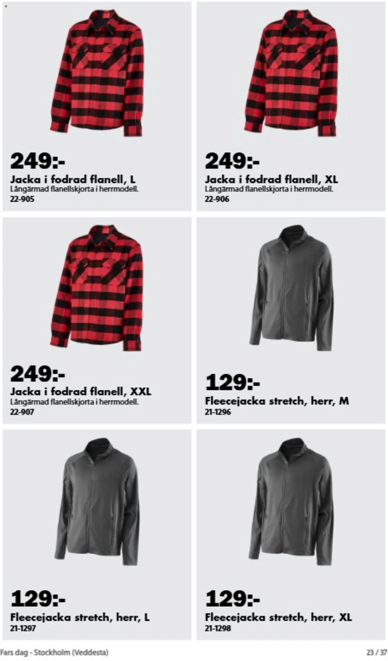 Biltema reklamblad aktuell från 26/10/2026 | Sida: 23 | Produkter: Jacka