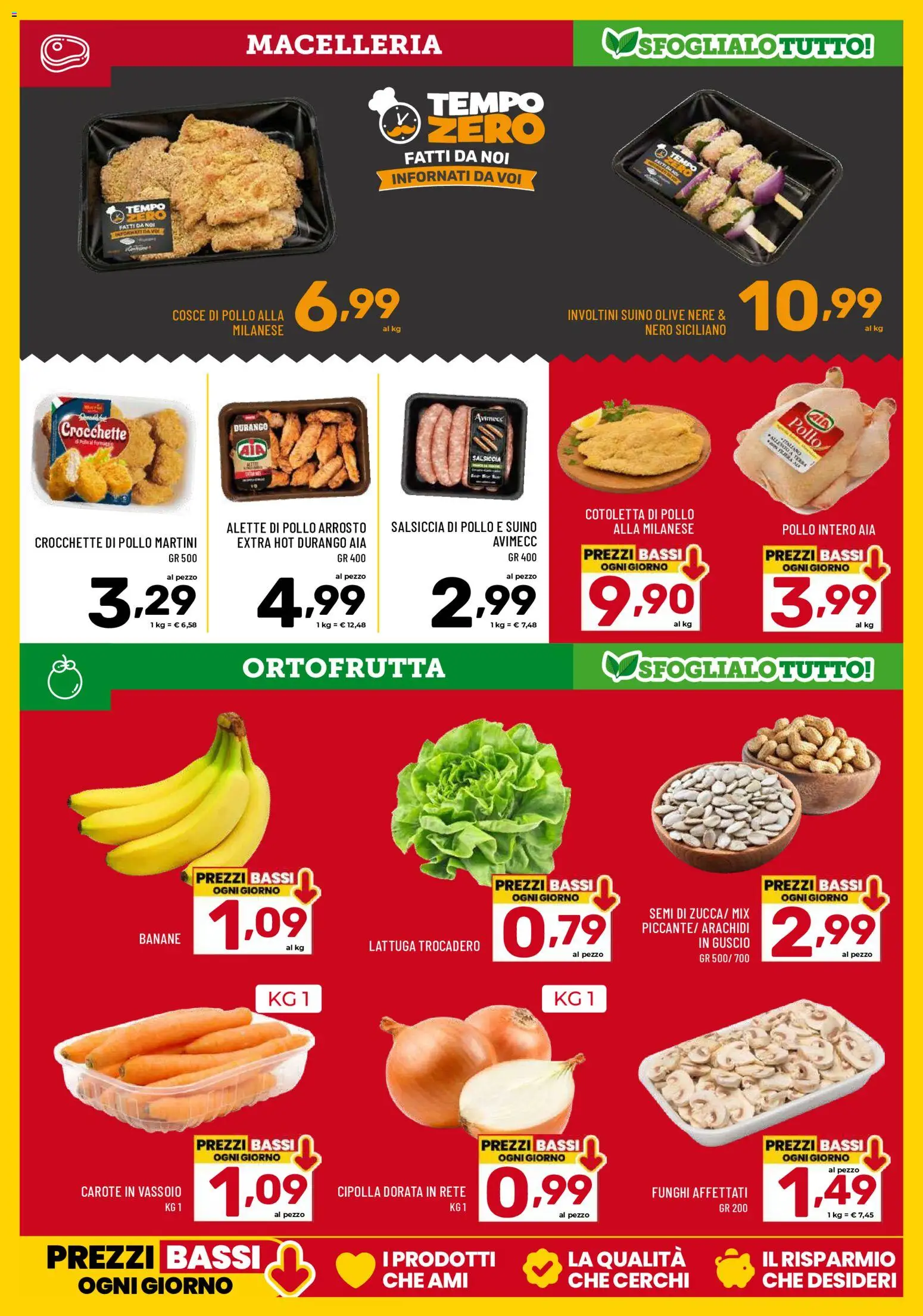 Volantino Il Centesimo del 17/07/2026 | Pagina: 5 | Prodotti: Salsiccia, Crocchette, Cosce di pollo, Terra
