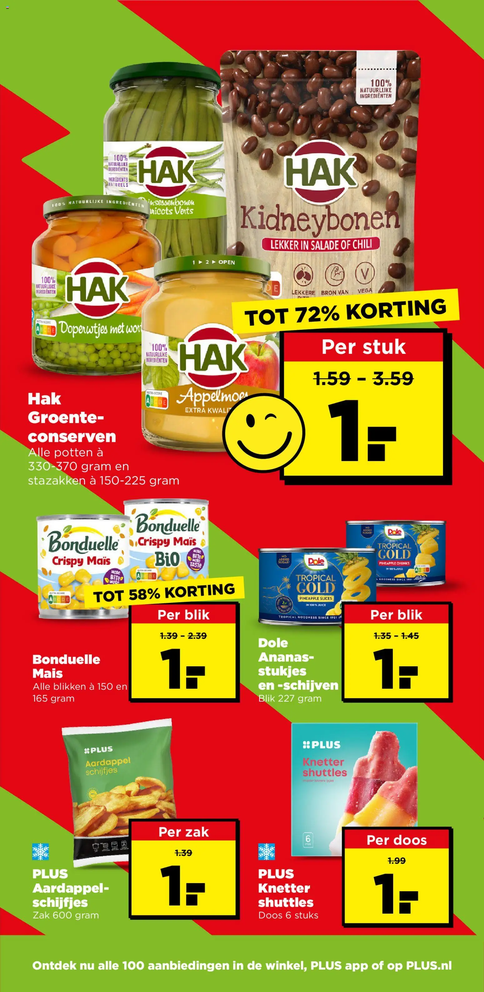 {H1} | Pagina: 14 | Producten: Aardappel, Ananas, Zak, Maïs