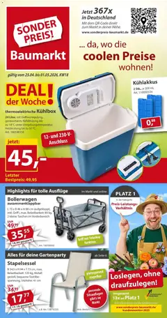 Sonderpreis Baumarkt Aktuelle Angebote ab 25.04.2026 gültig