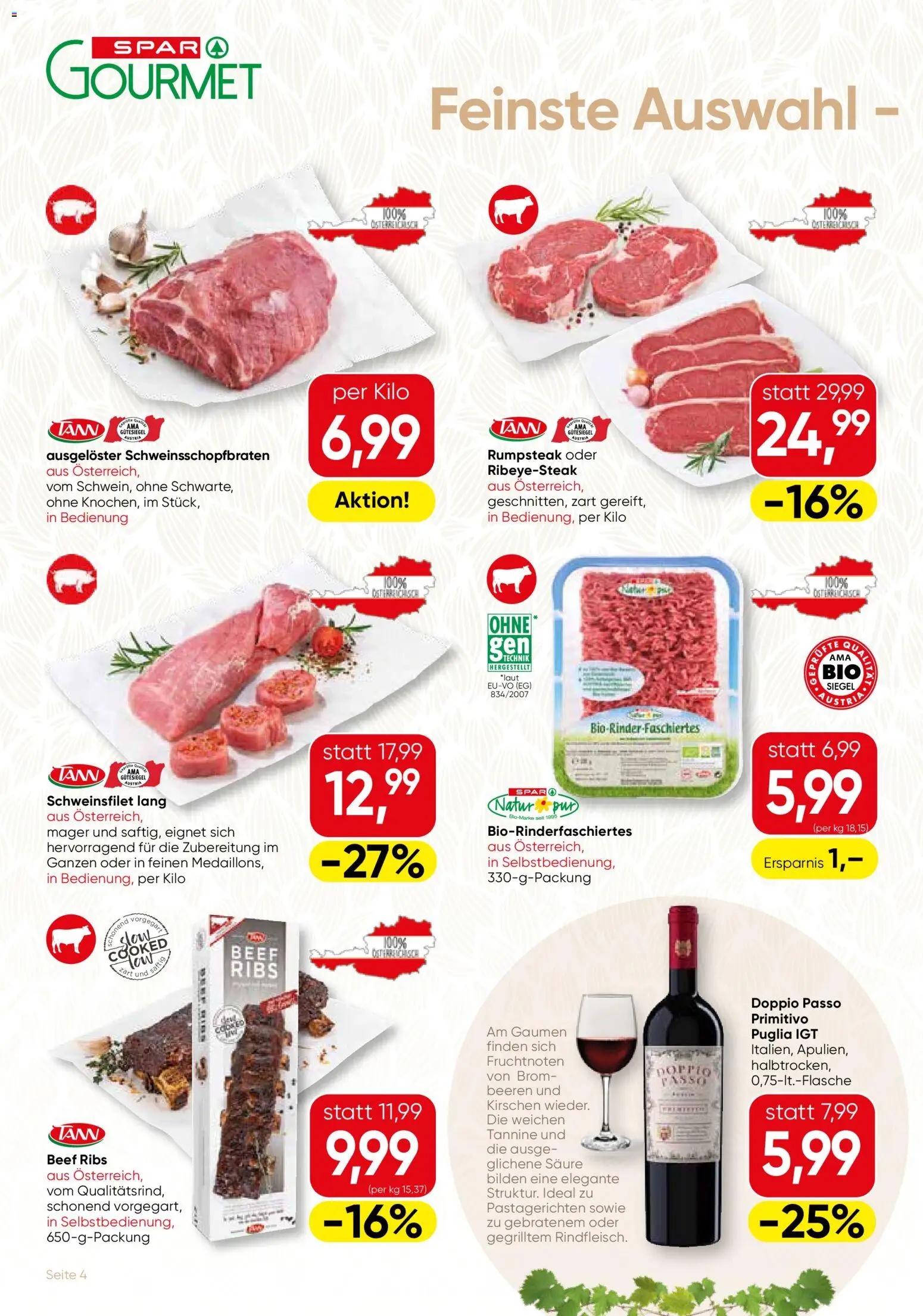 Die besten Angebote | SPAR Gourmet Flugblatt ab 01.07.2026 | - Jetzt stöbern! | Österreich