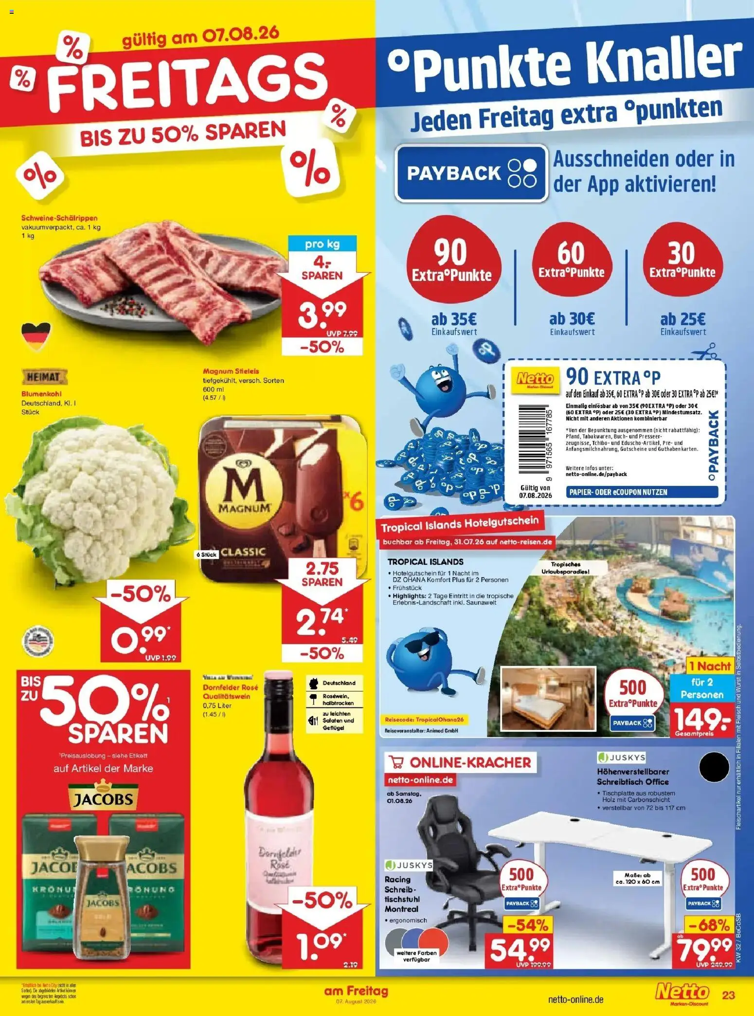 Netto Marken-Discount Prospekt – gültig ab 03.08.2026 | Seite: 41 | Produkte: Wurst, Blumenkohl, Fleisch