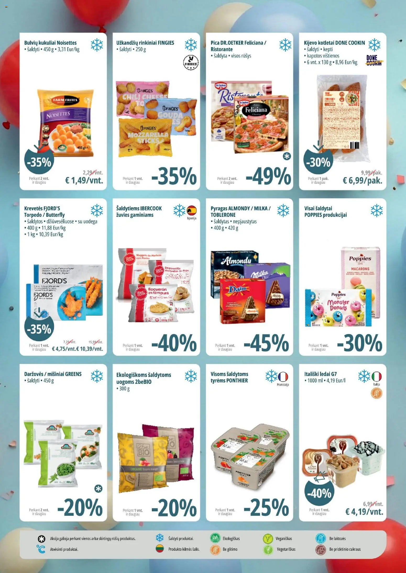 ePromo akcijos nuo 29.05.2026 | Puslapis: 5 | Prekių: Ledai, Vištienos, Pyragas, Pica