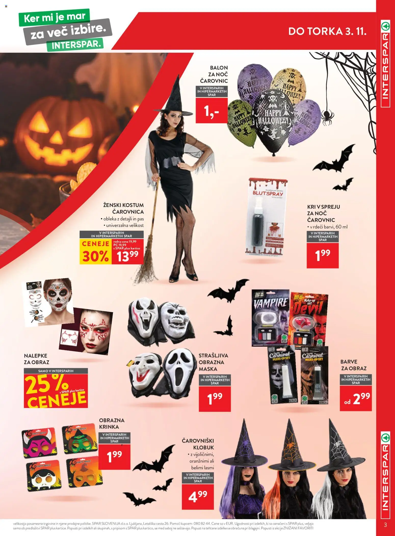 Novi Spar katalog ponudbe – veljaven od 21.10.2026 | Stran: 3