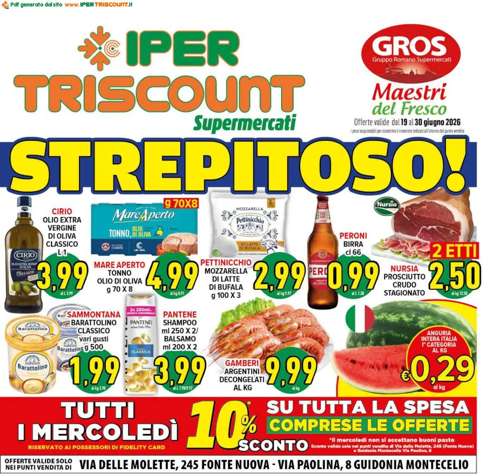 Volantino Ipertriscount del 19.06.2026 | Pagina: 1