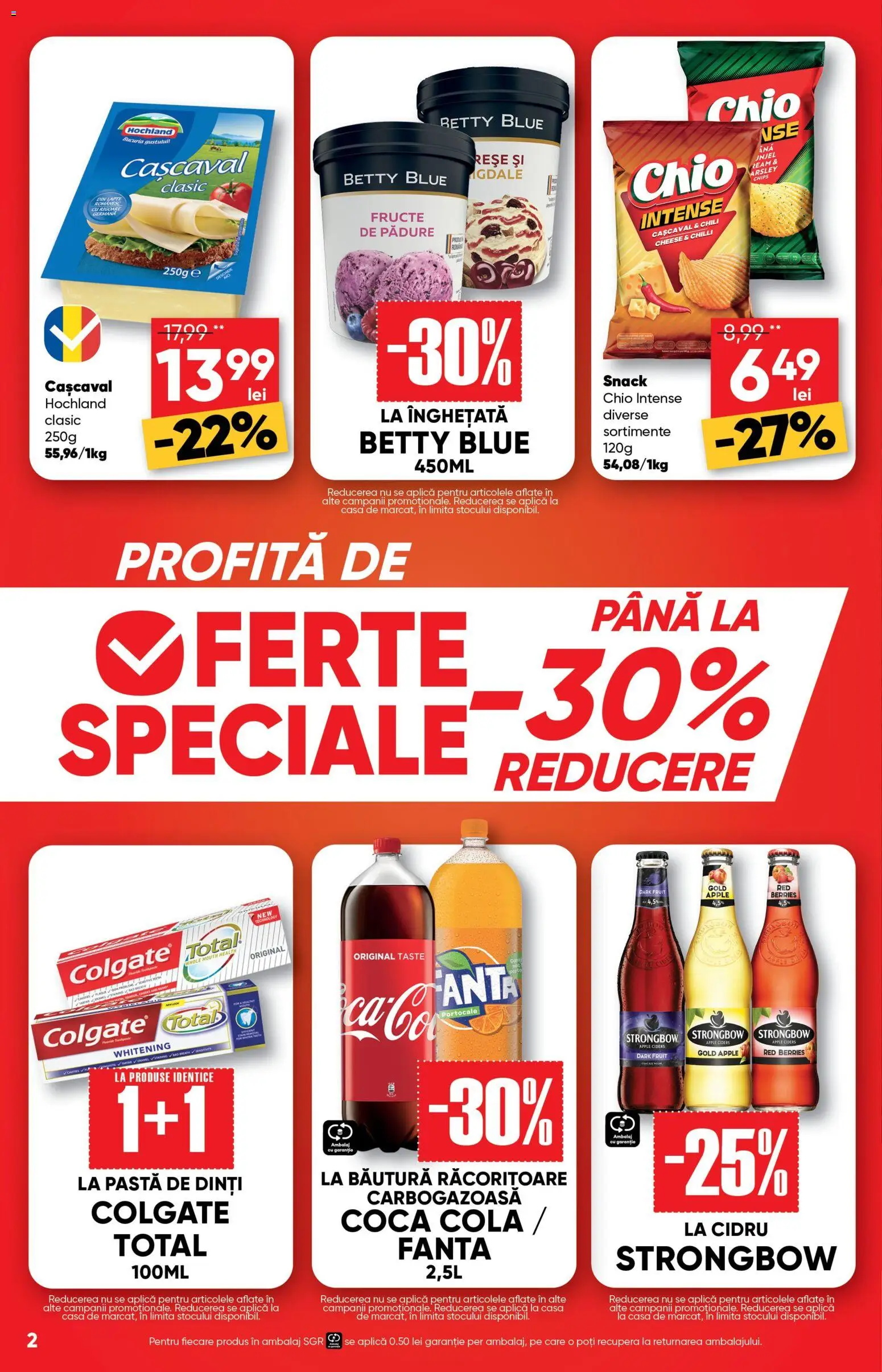 Noul catalog Profi – valabil de la 10.06.2026 | Pagină: 2 | Produse: Cașcaval, Lapte, Apple, Pastă de dinți