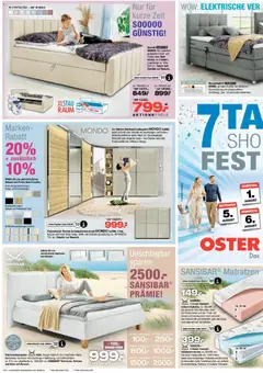 Ostermann Prospekt ab 01.08.2026 gültig | Seite: 8 | Produkte: Bett, Schwebetürenschrank, Boxspringbett, Spiegel