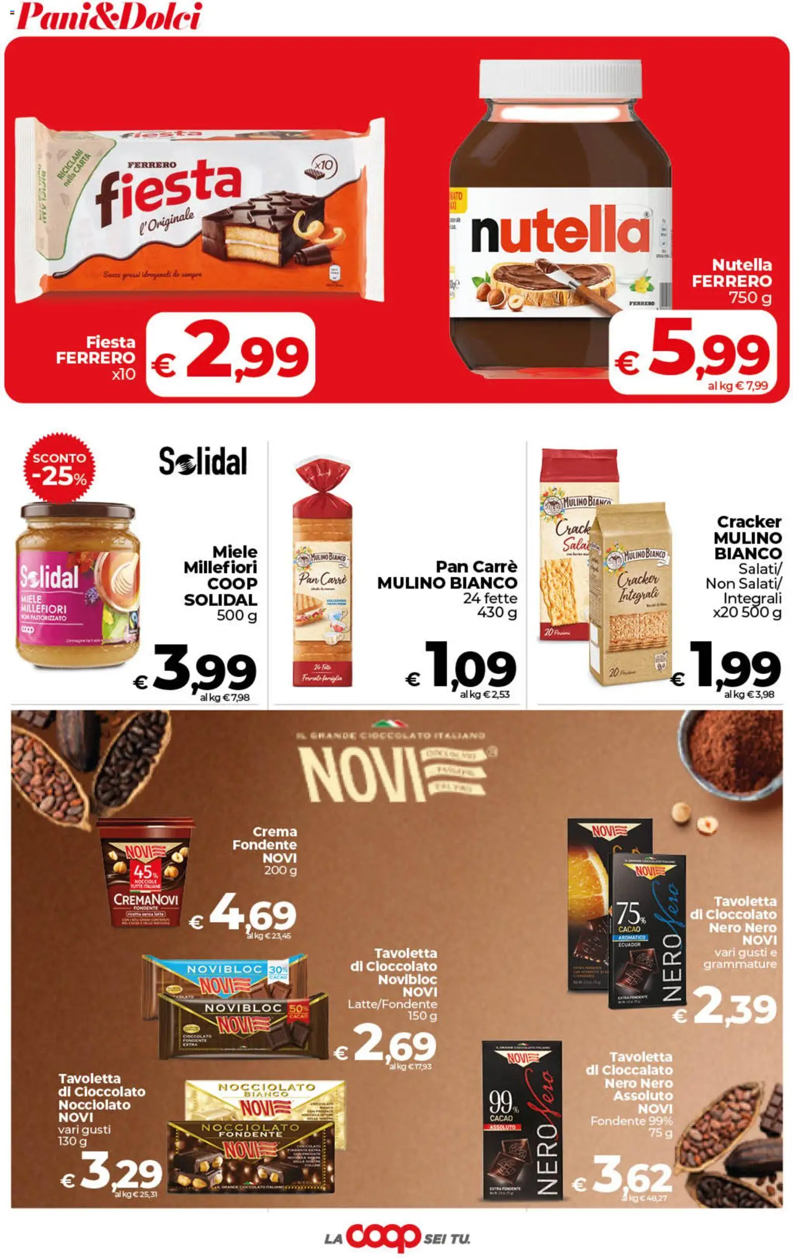 Volantino COOP del 13/10/2026 | Pagina: 26 | Prodotti: Crema, Cioccolato, Cacao, Miele