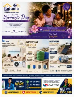 Laduma Hardware specials catalogue – valid from 01/08/2026