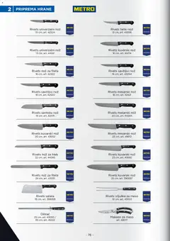 Metro katalog Horeca Profesionalna oprema - pregled Metro kataloga - važi od 10.07.2026 | Strana: 76