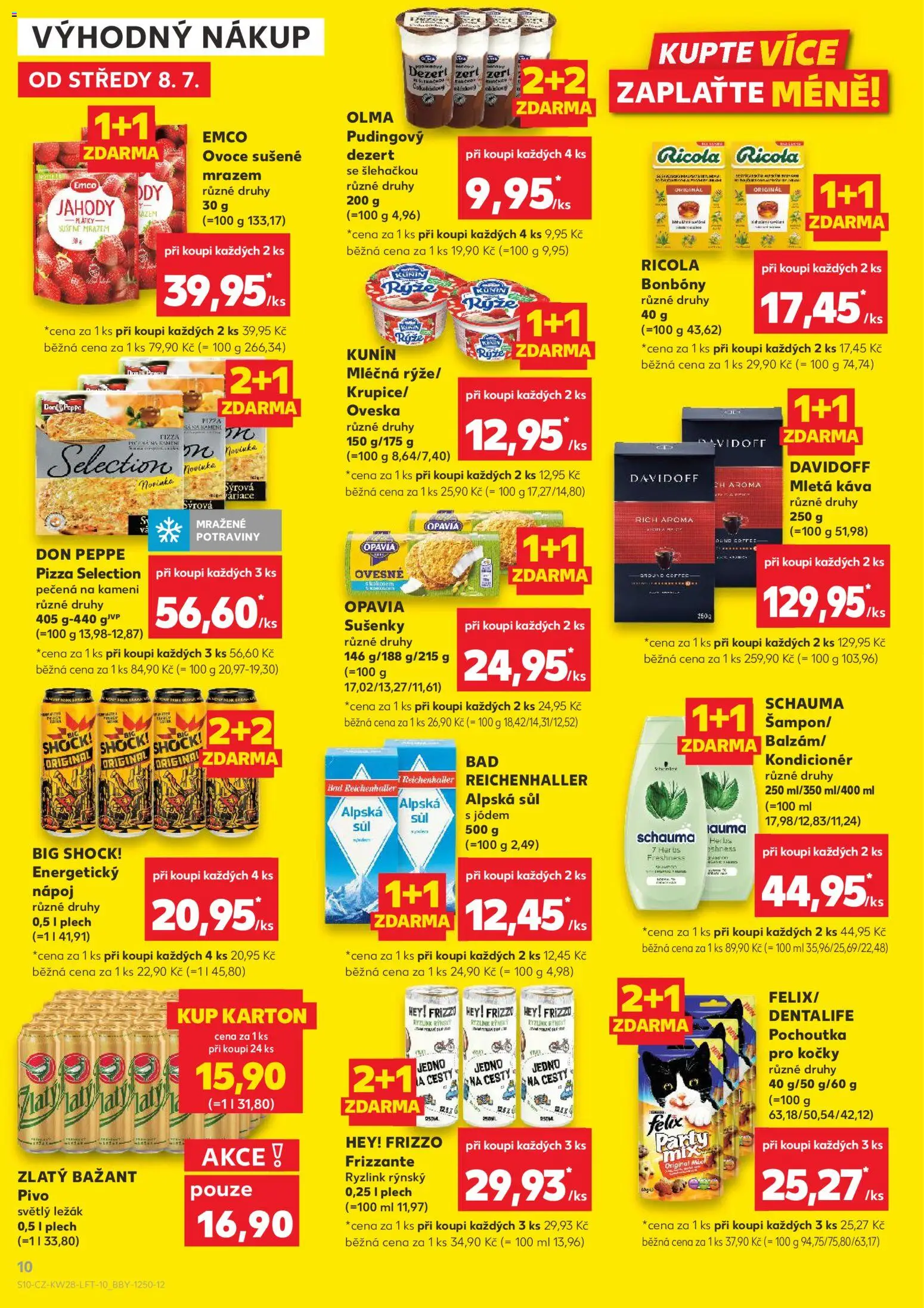 Kaufland leták - Liberec od 08.07.2026 | Strana: 10 | Produkty: Ovoce, Jahody, Zlatý Bažant, Plech