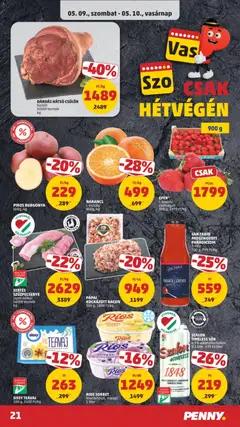 PÁPAI KOCKÁZOTT BACON, 500 g, 1898 Ft/kg - amely érvényes a következő dátumtól: 07.05.2026 | Oldal: 24