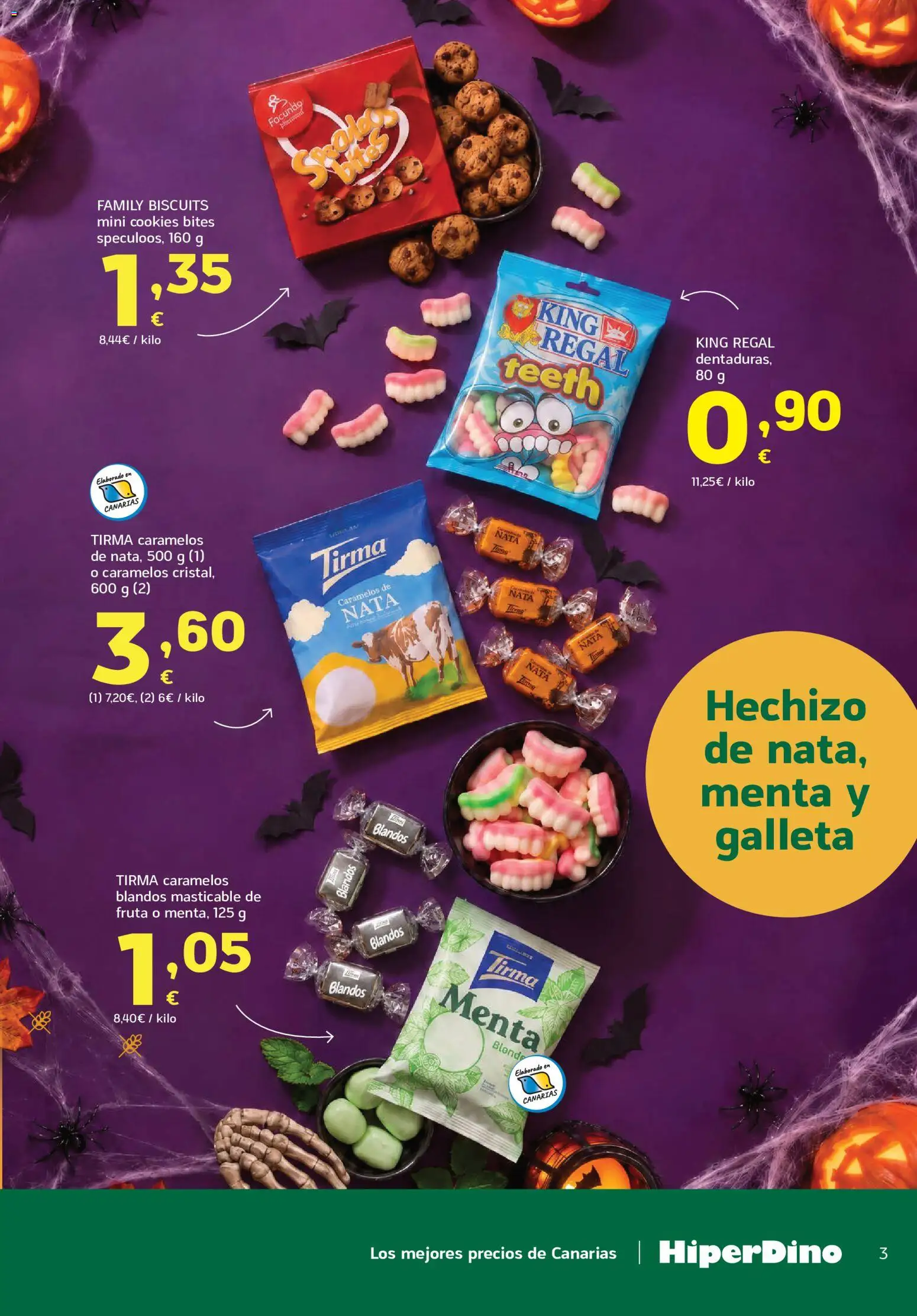 HiperDino Halloween │ válido desde el 13/10/2026 | Página: 3 | Productos: Fruta, Nata