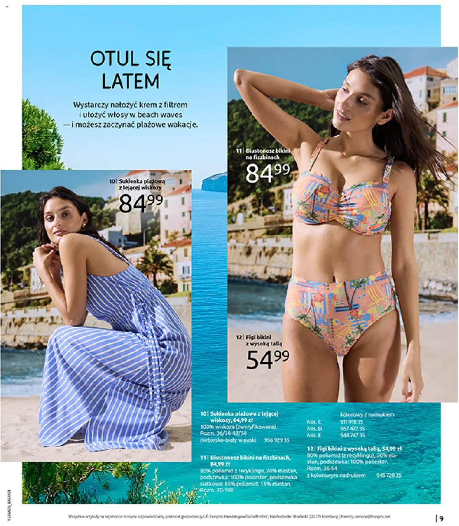 BonPrix Katalog od 18.05.2026 | Strona: 11 | Produkty: Biustonosz, Sukienka, Krem