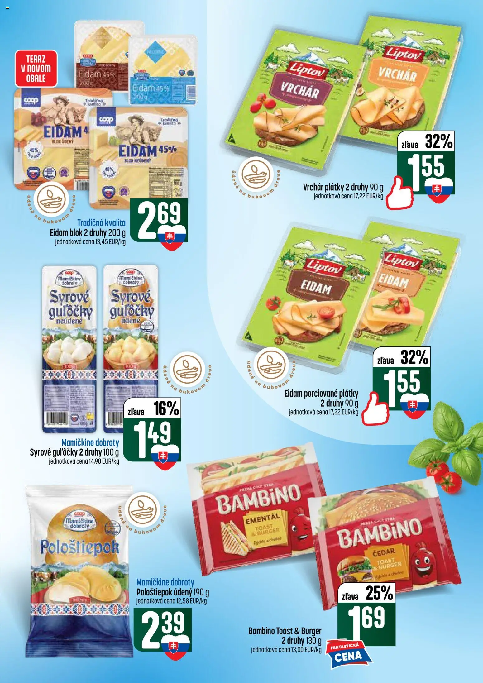 Nové COOP Jednota akcie – leták je platný od 02.07.2026 | Strana: 19 | Produkty: Eidam