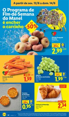 Pré-visualização Cenoura Nacional, Emb. 2 kg válido de 08.06.2026 | Página: 34