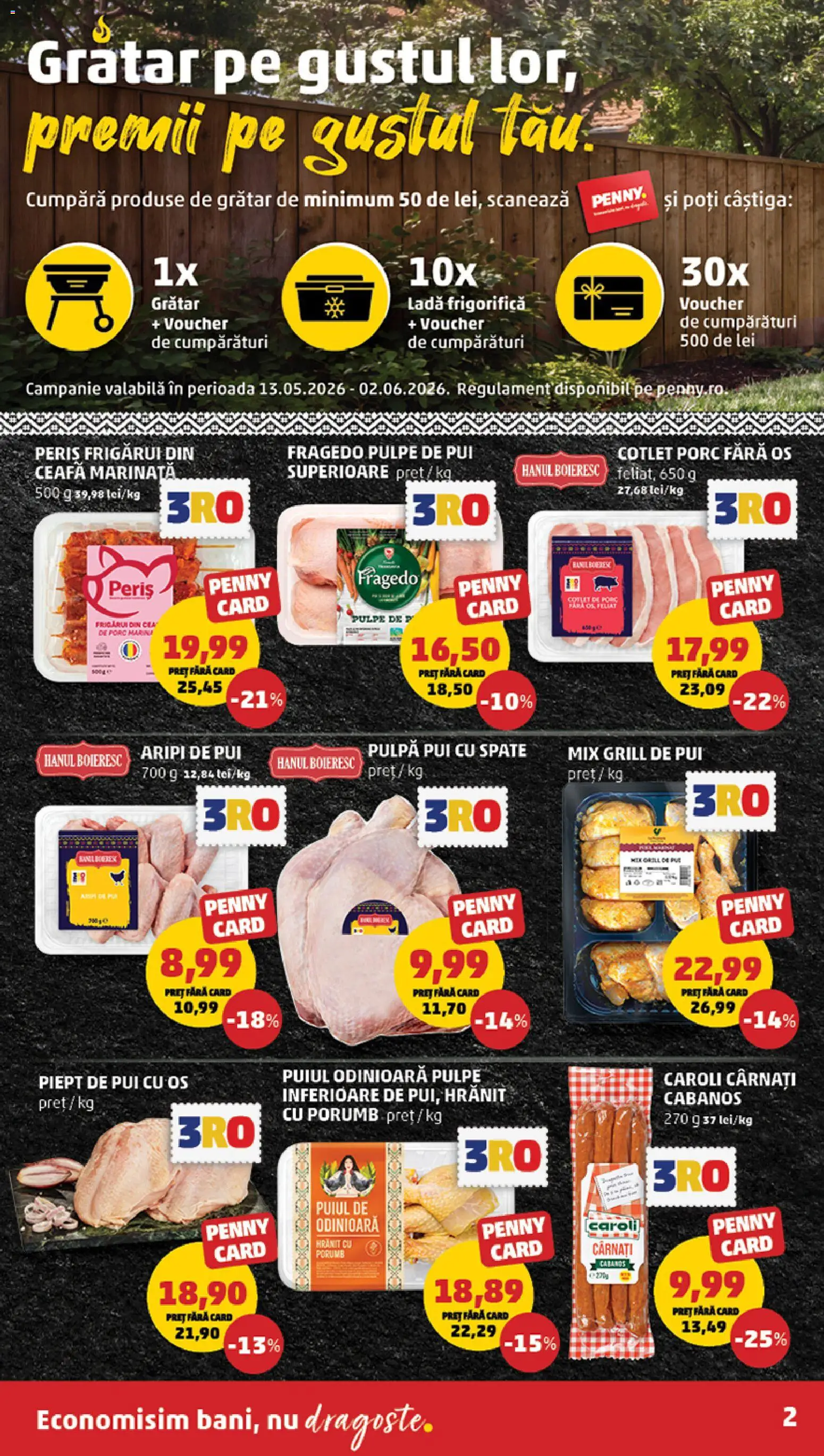 Noul catalog PENNY – valabil de la 20.05.2026 | Pagină: 2 | Produse: Lait de coco, Grătar, Cotlet porc, Ladă frigorifică