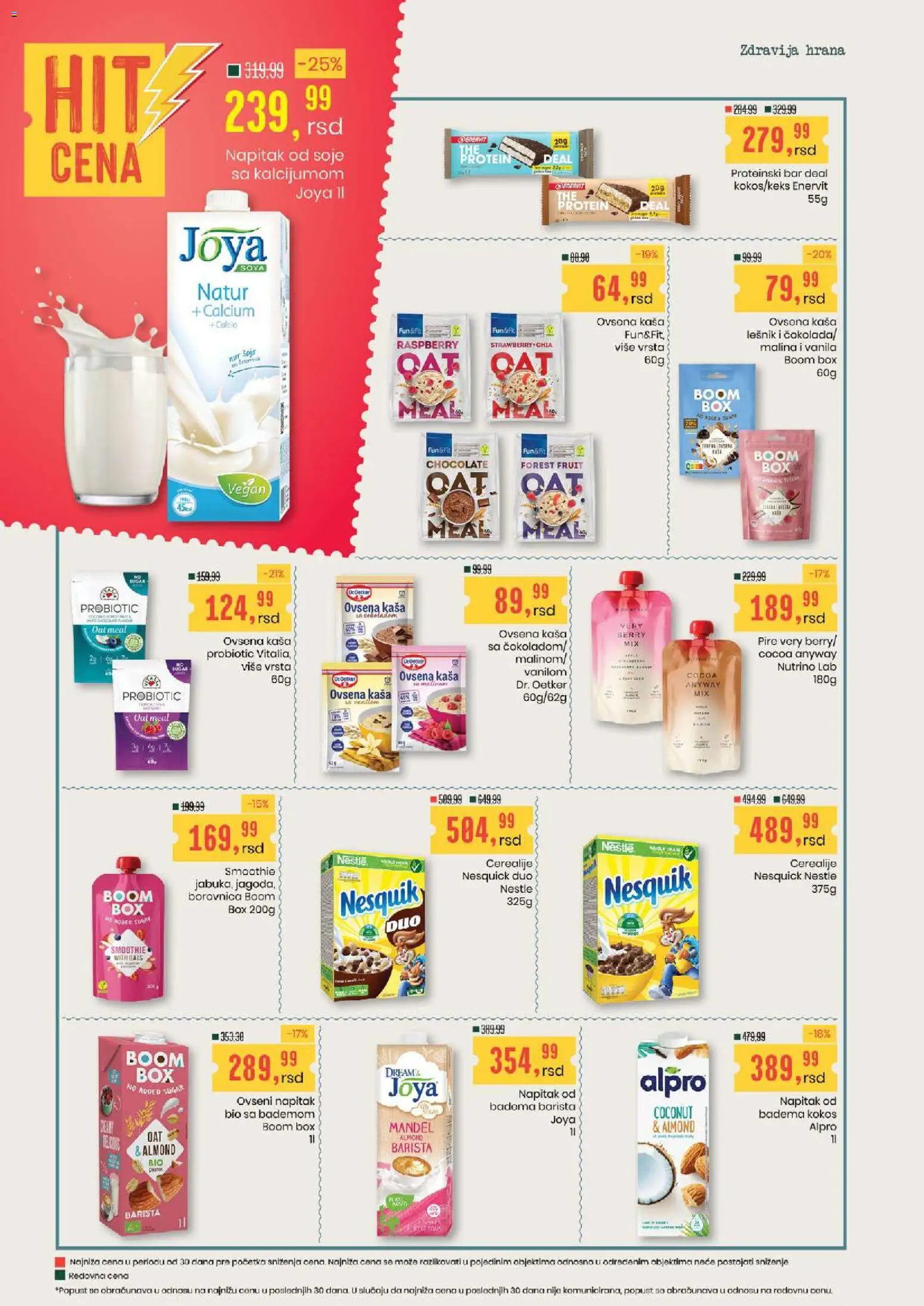 Aroma Market katalog - važi od 09.07.2026 | Strana: 14 | Proizvode: Ovsena kaša, Lešnik, Borovnica, Dr. Oetker