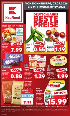 Kaufland DE -DE Folder - Voorbeeld van een folder van Kaufland DE, geldig van 03-09-2026