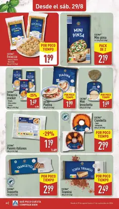 Vista previa CUCINA® Focaccia cracker, - Tomate, - Olivas verdes, - Clásico, 100 g (14.90 €/kg) válido desde el 24/08/2026 | Página: 30 | Productos: Tiramisú, Yogur, Tomate, Focaccia
