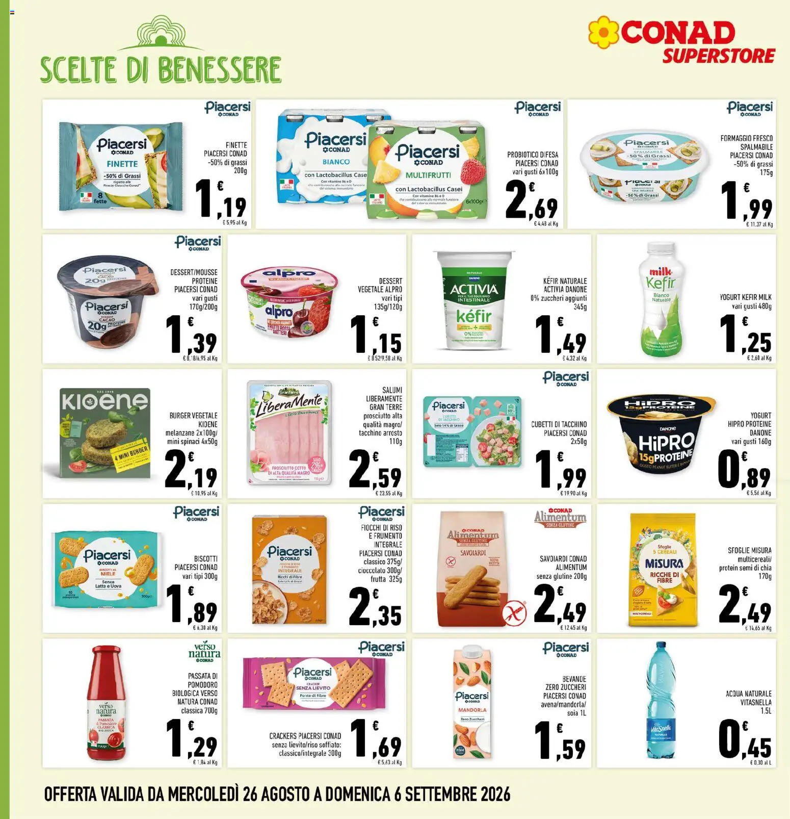 Volantino Conad del 26/08/2026 | Pagina: 12
