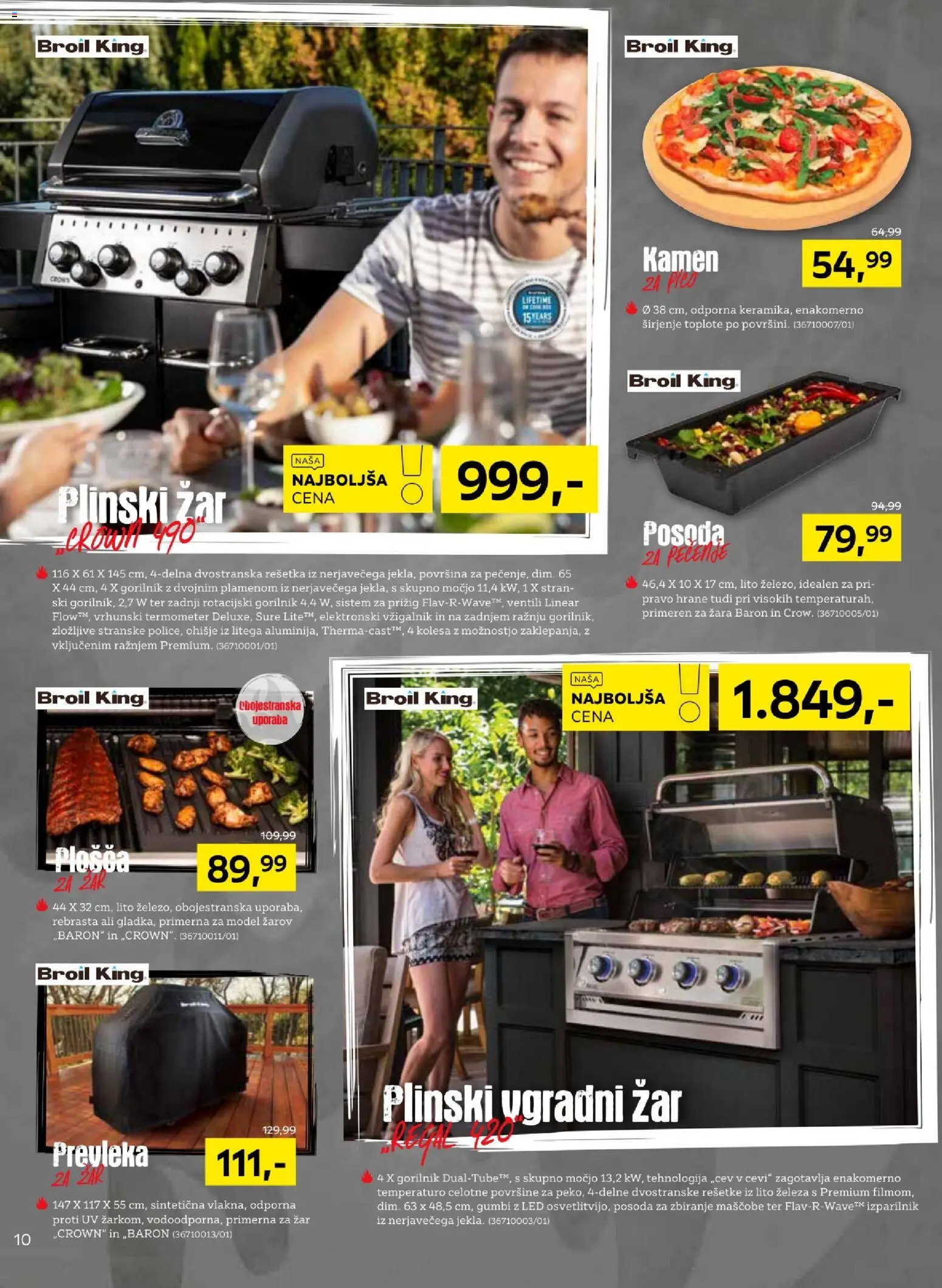 Novi XXXL Lesnina katalog ponudbe – veljaven od 06.07.2026 | Stran: 10 | Izdelki: Plinski žar, Zar, Termometer