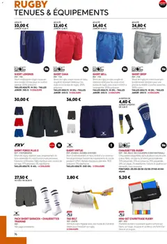 Sport 2000 - Prévisualisation de Sport 2000 Brochure 2026/2027 valide à partir de 01.01.2026 | Page: 76 | Produits: Ceinture, Coton, Bandes élastiques, Élastiques