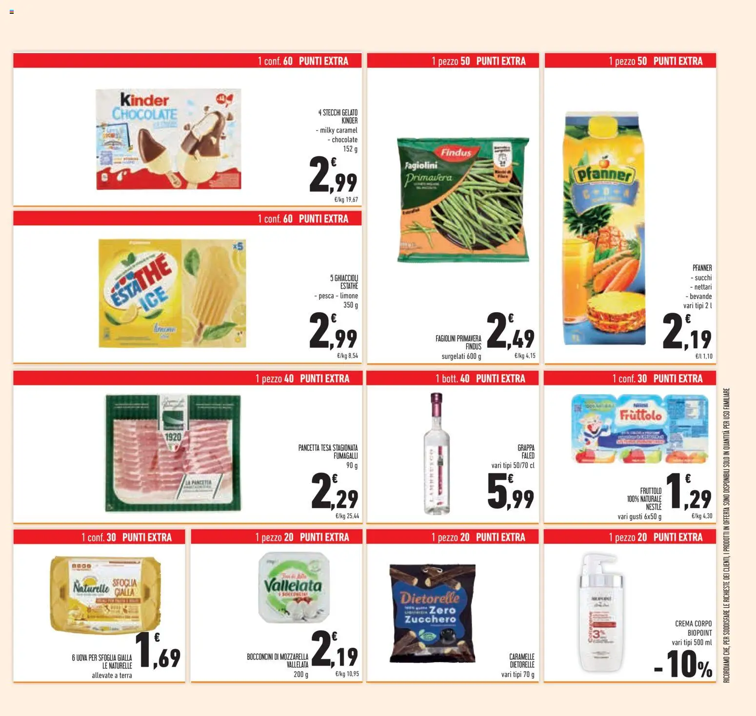 Volantino Conad del 15/07/2026 | Pagina: 39 | Prodotti: Crema, Uova, Zucchero, Terra