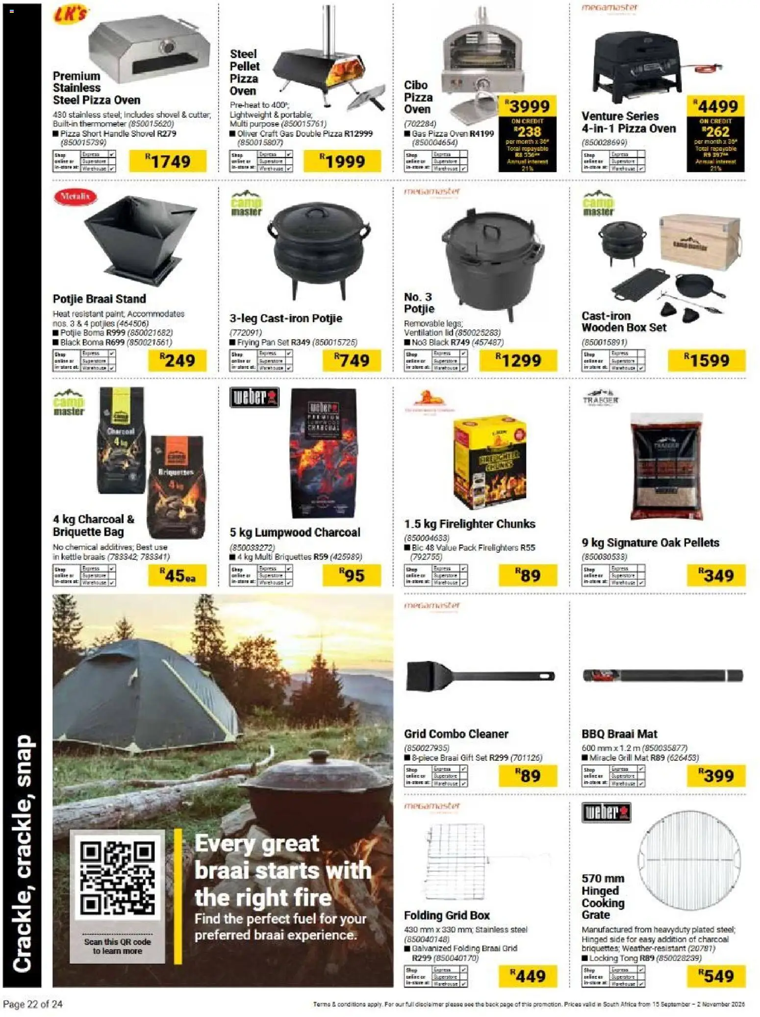 New Builders catalogue – valid from 15/09/2026 | Page: 22 | Products: Bag, Oven, Grill, Box