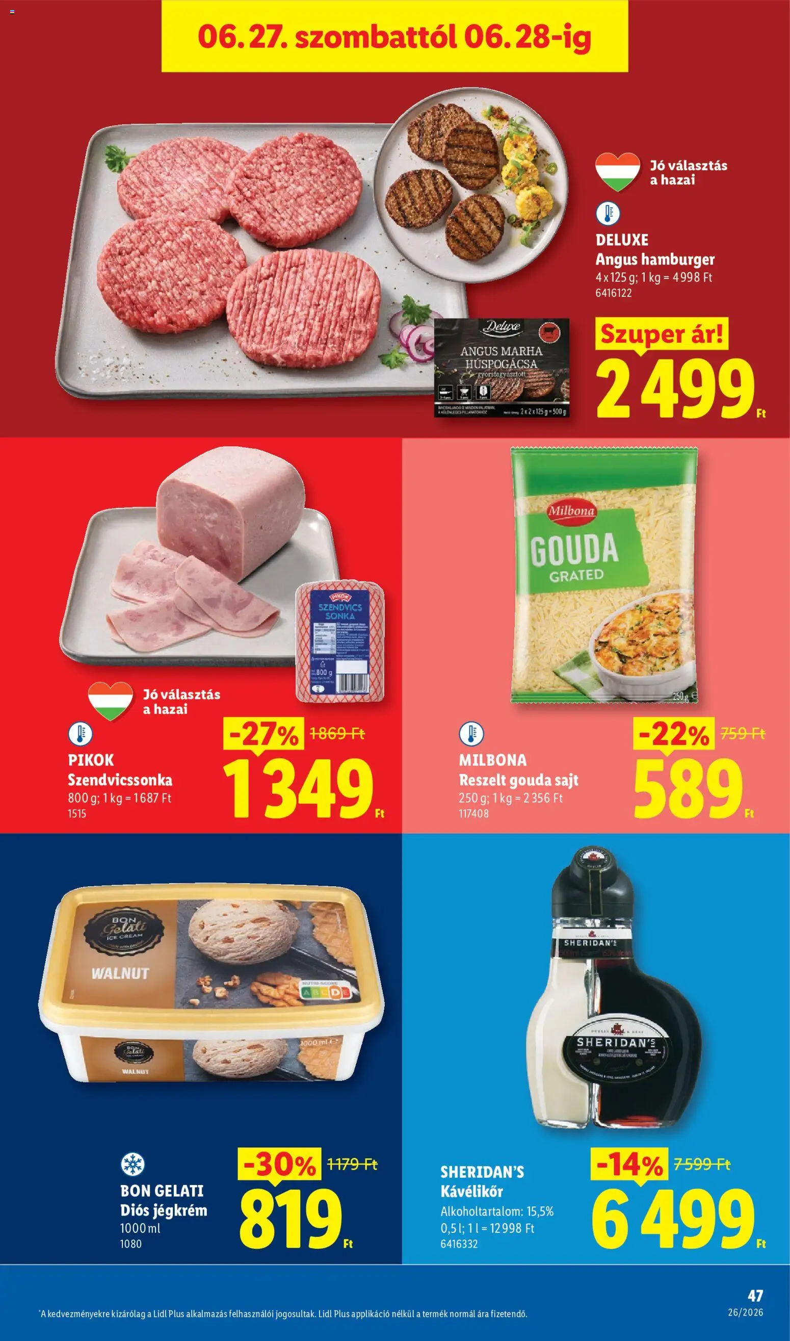 Lidl akciós ujság - amely érvényes a következő dátumtól: 25.06.2026 | Oldal: 47