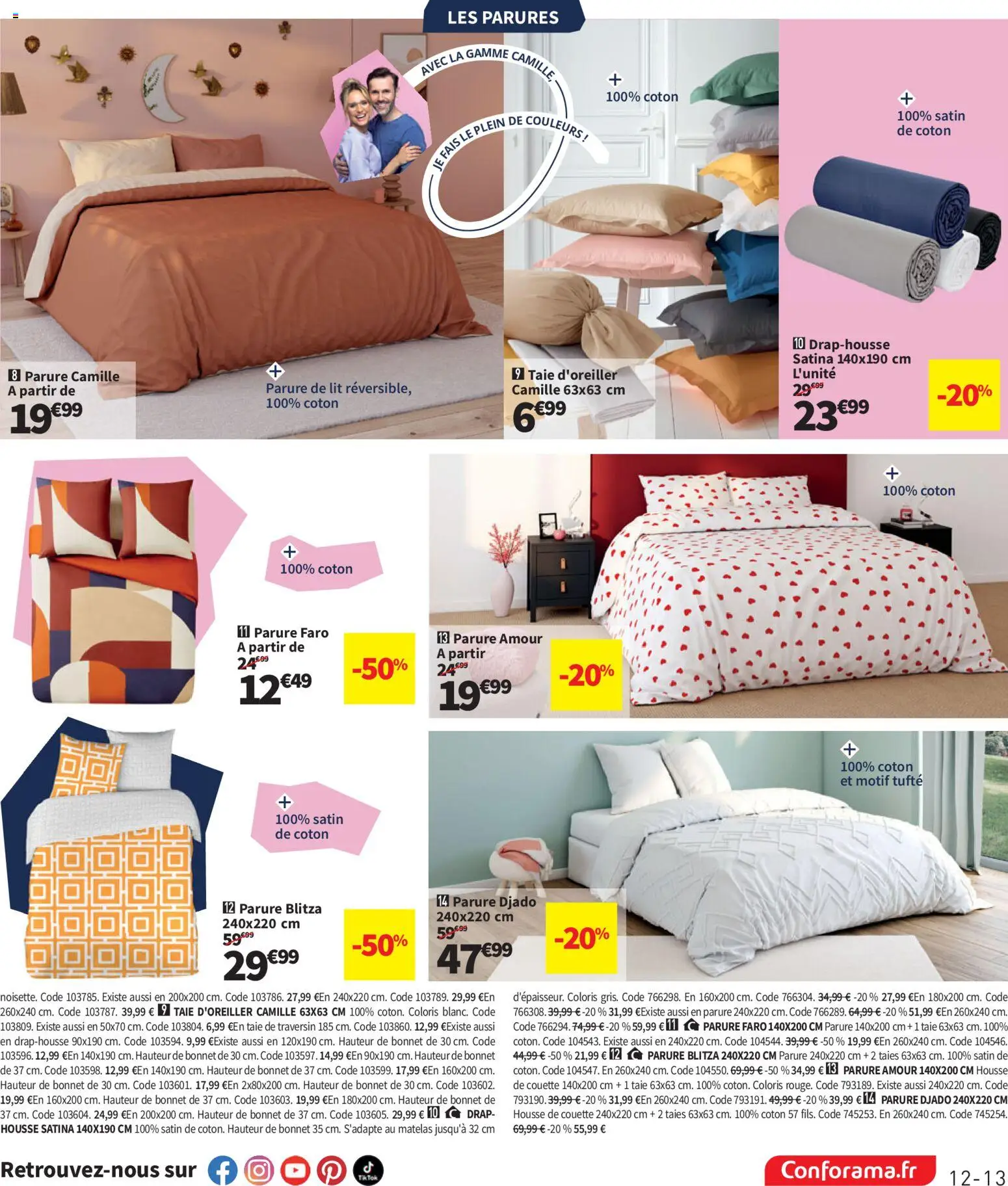 {H1} | Page: 13 | Produits: Bonnet, Taie d'oreiller, Lit, Matelas