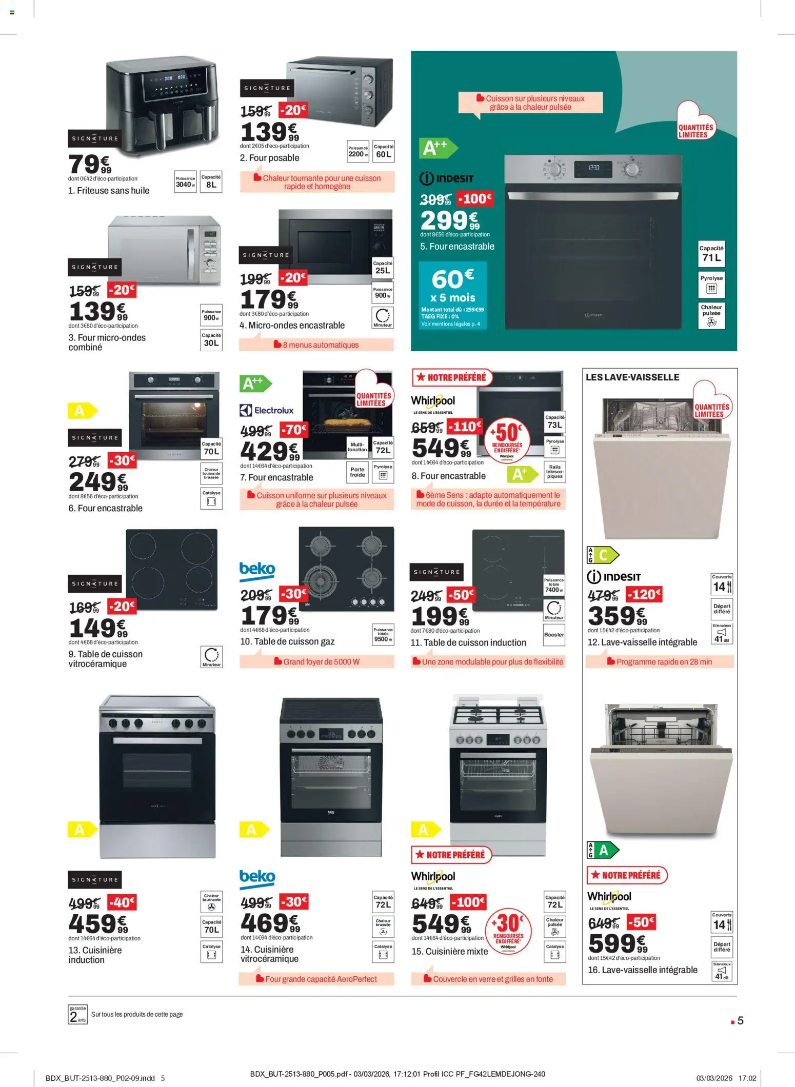 {H1} | Page: 5 | Produits: Friteuse, Friteuse sans huile, Porte, Huile