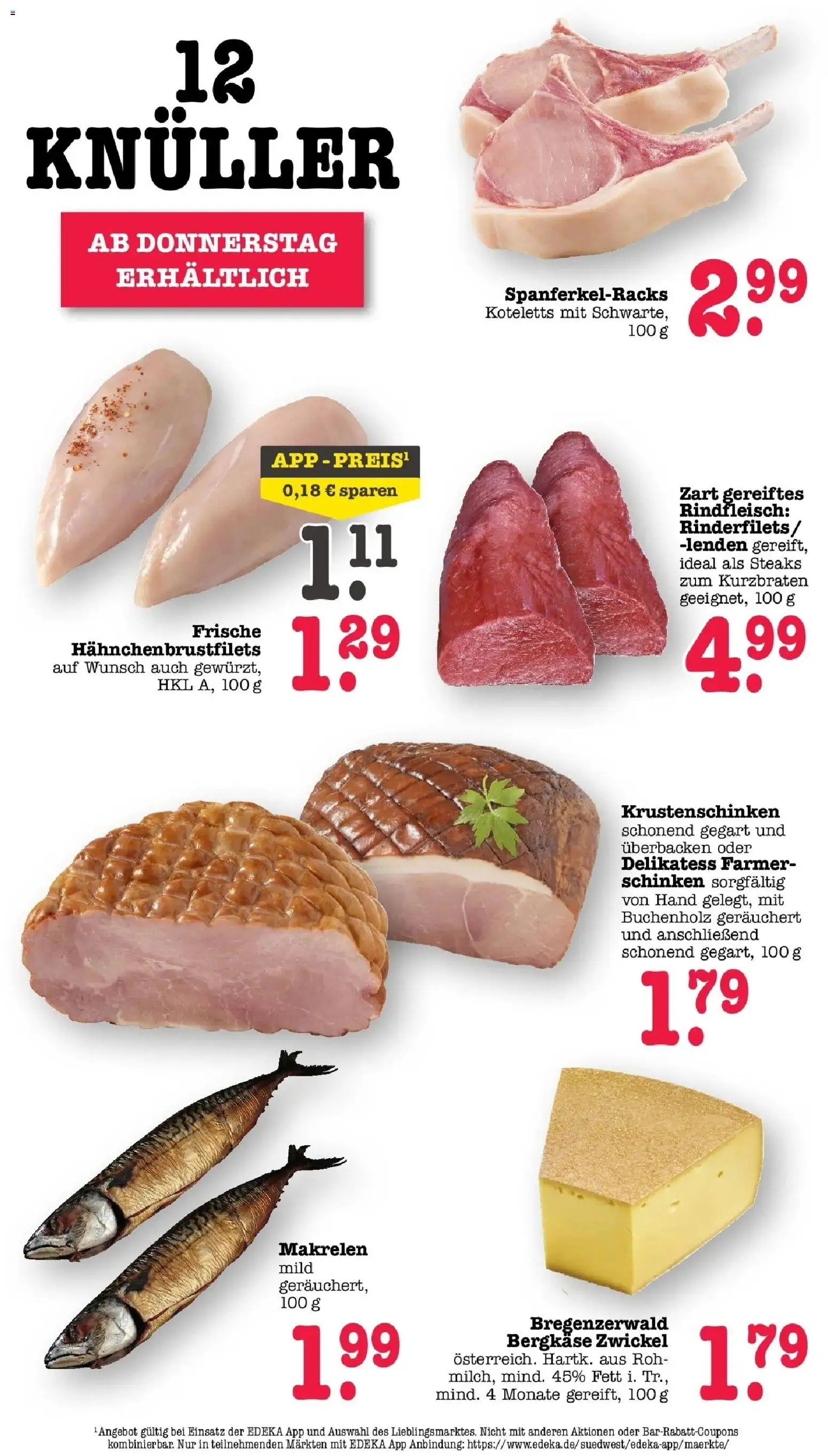 Edeka Prospekt Mainz-Weisenau – gültig ab 24.08.2026 | Seite: 62 | Produkte: Schinken, Rindfleisch